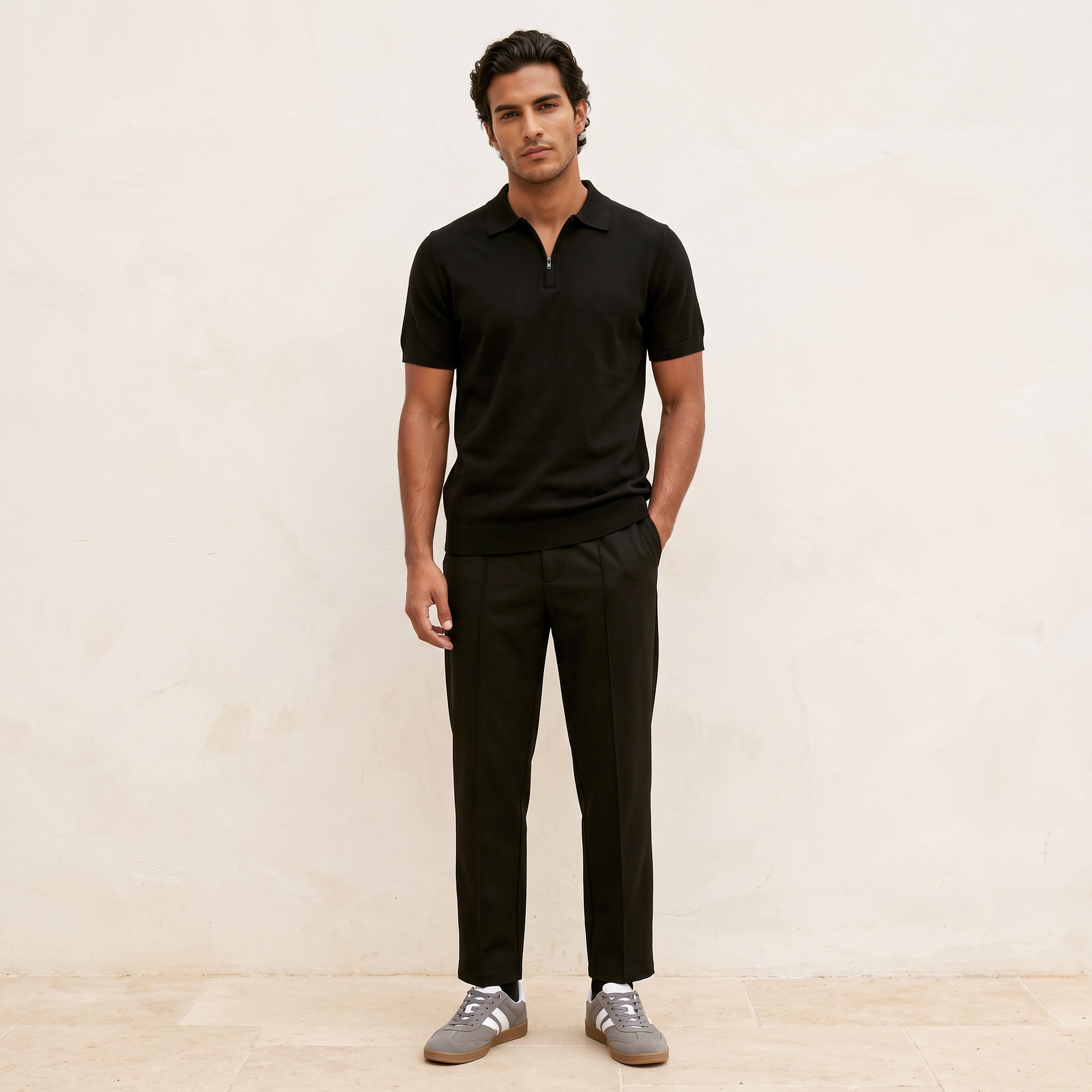 تيشيرت بولو بسحاب إغلاق من سبلاش سمارت-men-clothing-tshirtsandpolos-polos-image-3
