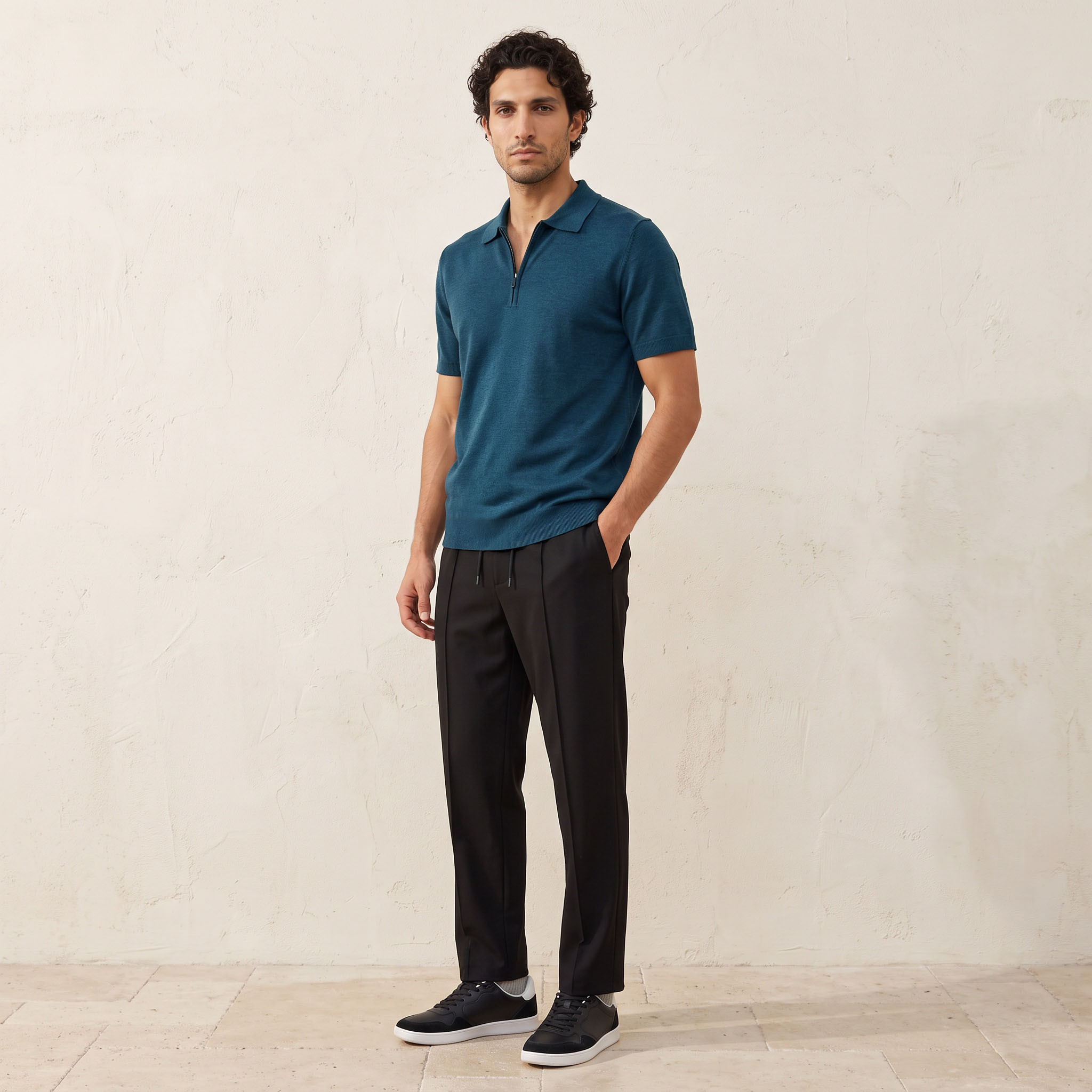 تيشيرت بولو بسحاب إغلاق من سبلاش سمارت-men-clothing-tshirtsandpolos-polos-image-3