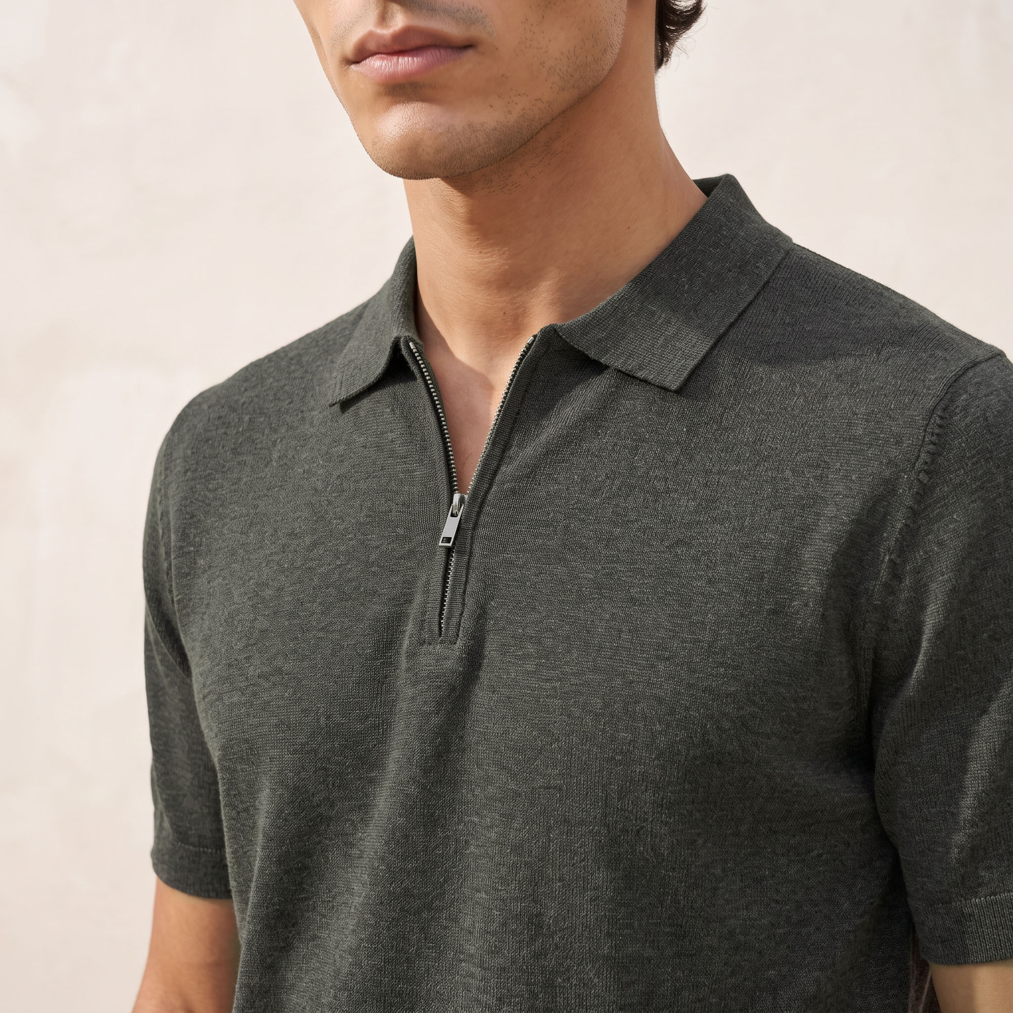 تيشيرت بولو بسحاب إغلاق من سبلاش سمارت-men-clothing-tshirtsandpolos-polos-image-5