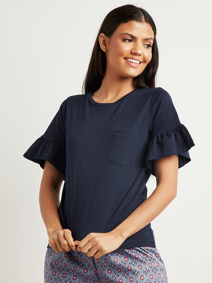 مجموعة من تيشيرت وبنطلون بيجاما من ستايلي-women-clothing-nightwear-pyjamas-bottoms-image-3