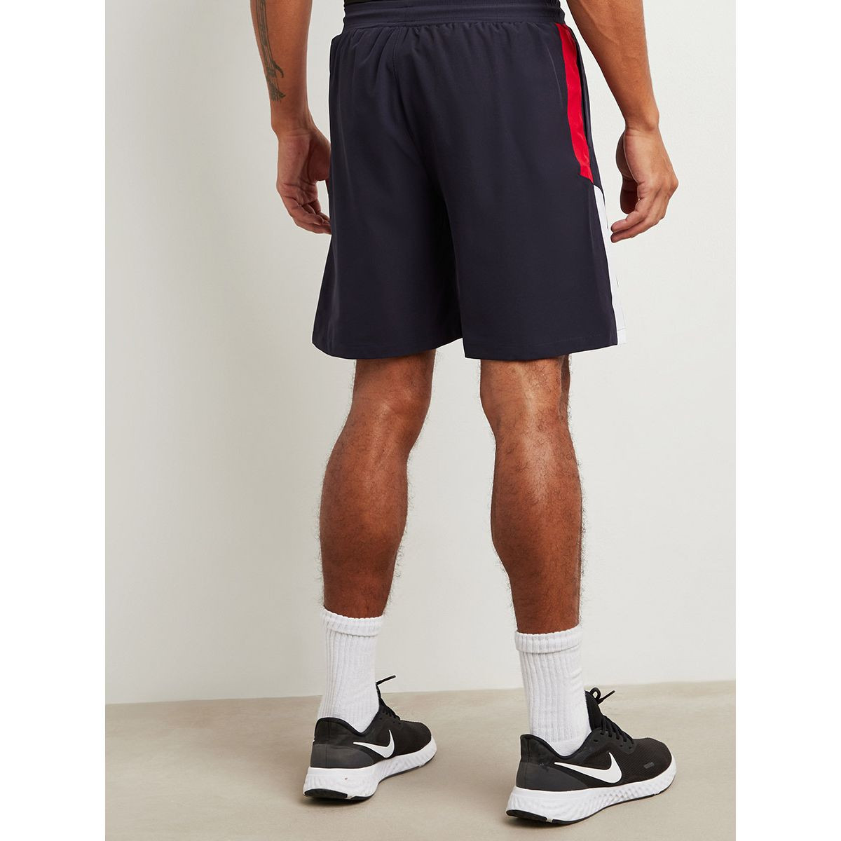 Styli Contrast Side Panel Shorts with Side Pocket-men-clothing-bottoms-shorts-image-5