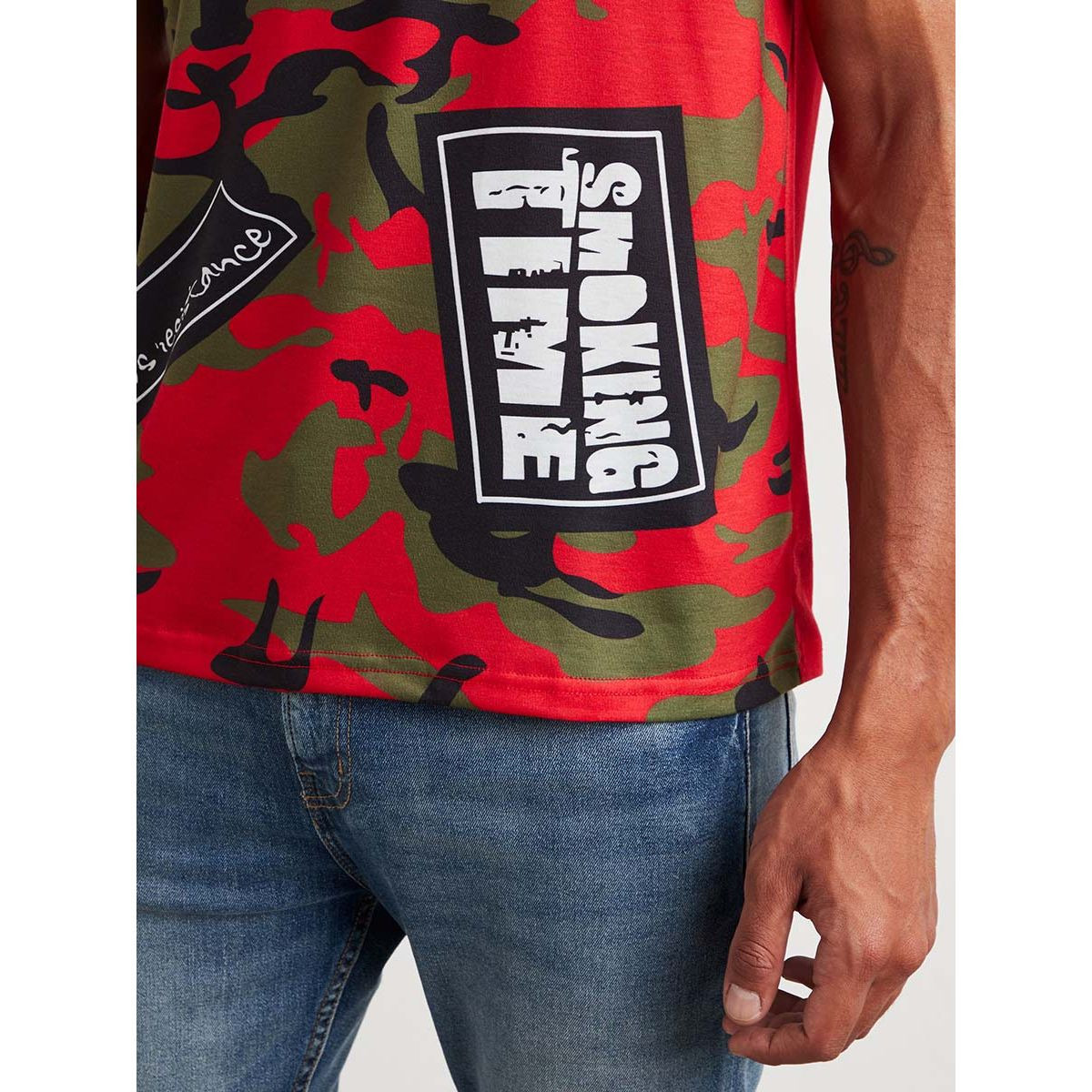 تيشيرت مطبوع بأكمام قصيرة من ستايلي-men-clothing-tshirtsandpolos-tshirts-image-5