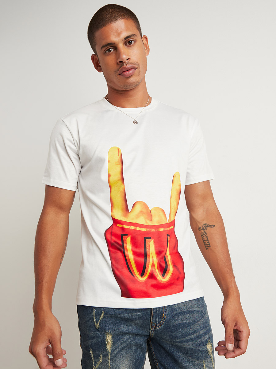 تيشيرت مطبوع بأكمام قصيرة من ستايلي-men-clothing-tshirtsandpolos-tshirts-image-1