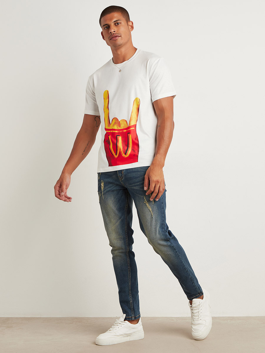 تيشيرت مطبوع بأكمام قصيرة من ستايلي-men-clothing-tshirtsandpolos-tshirts-image-2