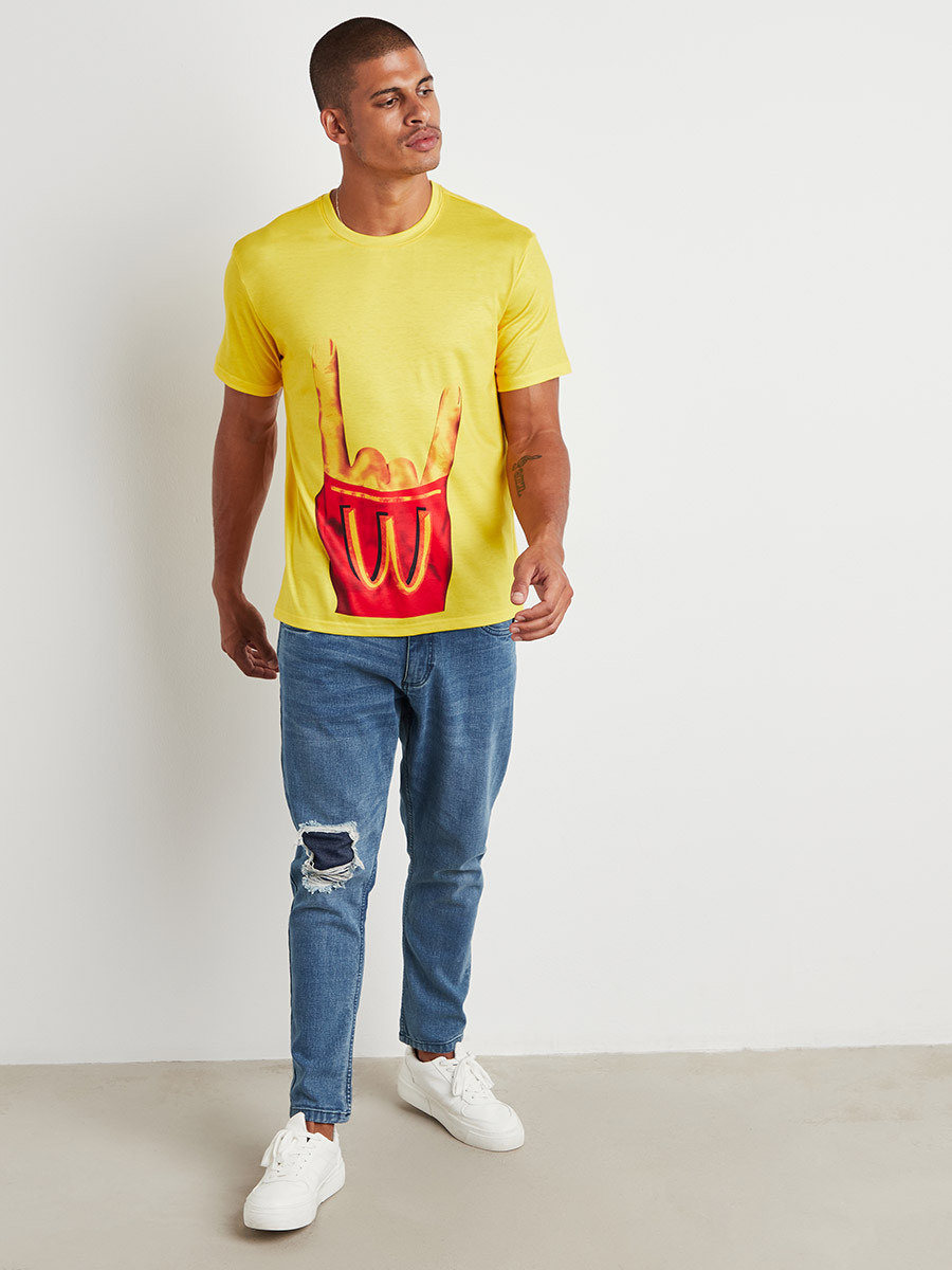 تيشيرت مطبوع بأكمام قصيرة من ستايلي-men-clothing-tshirtsandpolos-tshirts-image-2