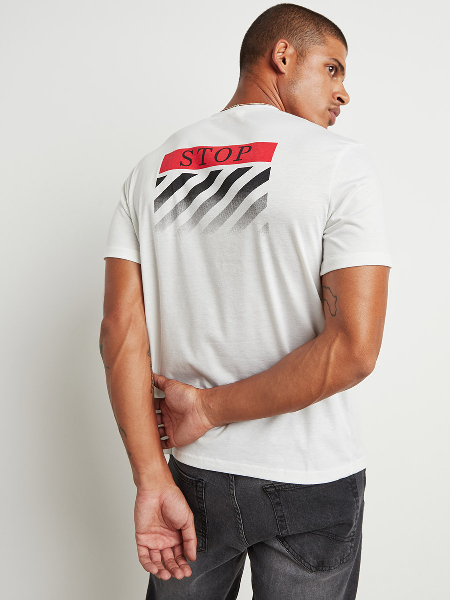 تيشيرت مطبوع بأكمام قصيرة من ستايلي-men-clothing-tshirtsandpolos-tshirts-image-1