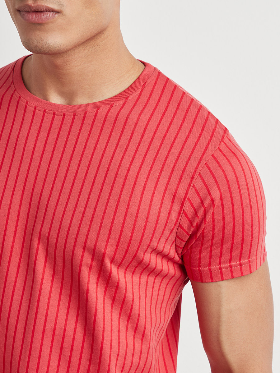 تيشيرت مخطط بقصة ضيقة-men-clothing-tshirtsandpolos-tshirts-image-3