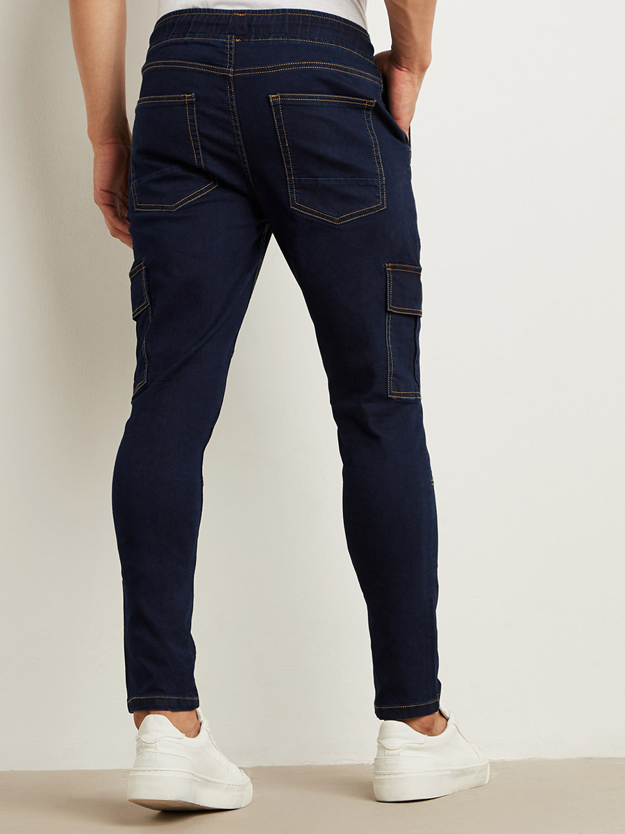 بنطلون جينز كارجو بقصة ضيقة-men-clothing-bottoms-jeans-image-3