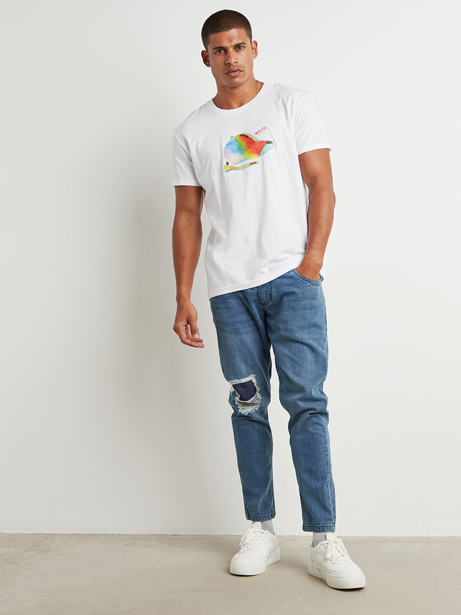 Styli Cap Graphic Printed Regular Fit T-shirt-men-clothing-tshirtsandpolos-tshirts-image-2