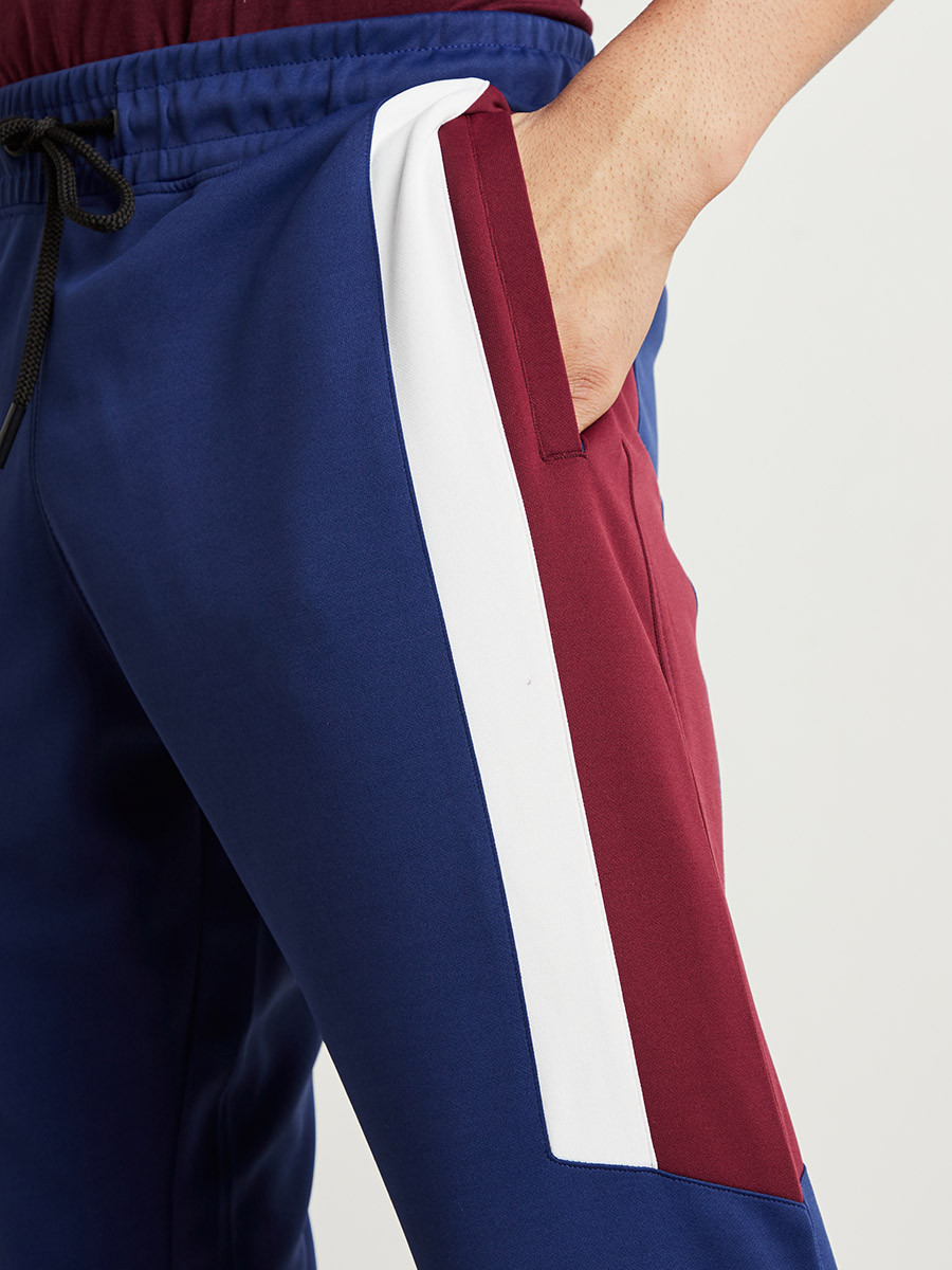 Styli Color Block Side Panel Relaxed Fit Joggers-men-clothing-bottoms-joggers-image-3