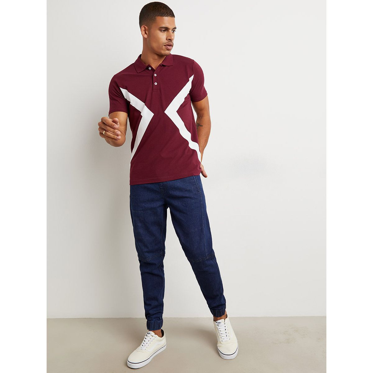 تيشيرت مطبوع بتصميم بولو من ستايلي-men-clothing-tshirtsandpolos-tshirts-image-2