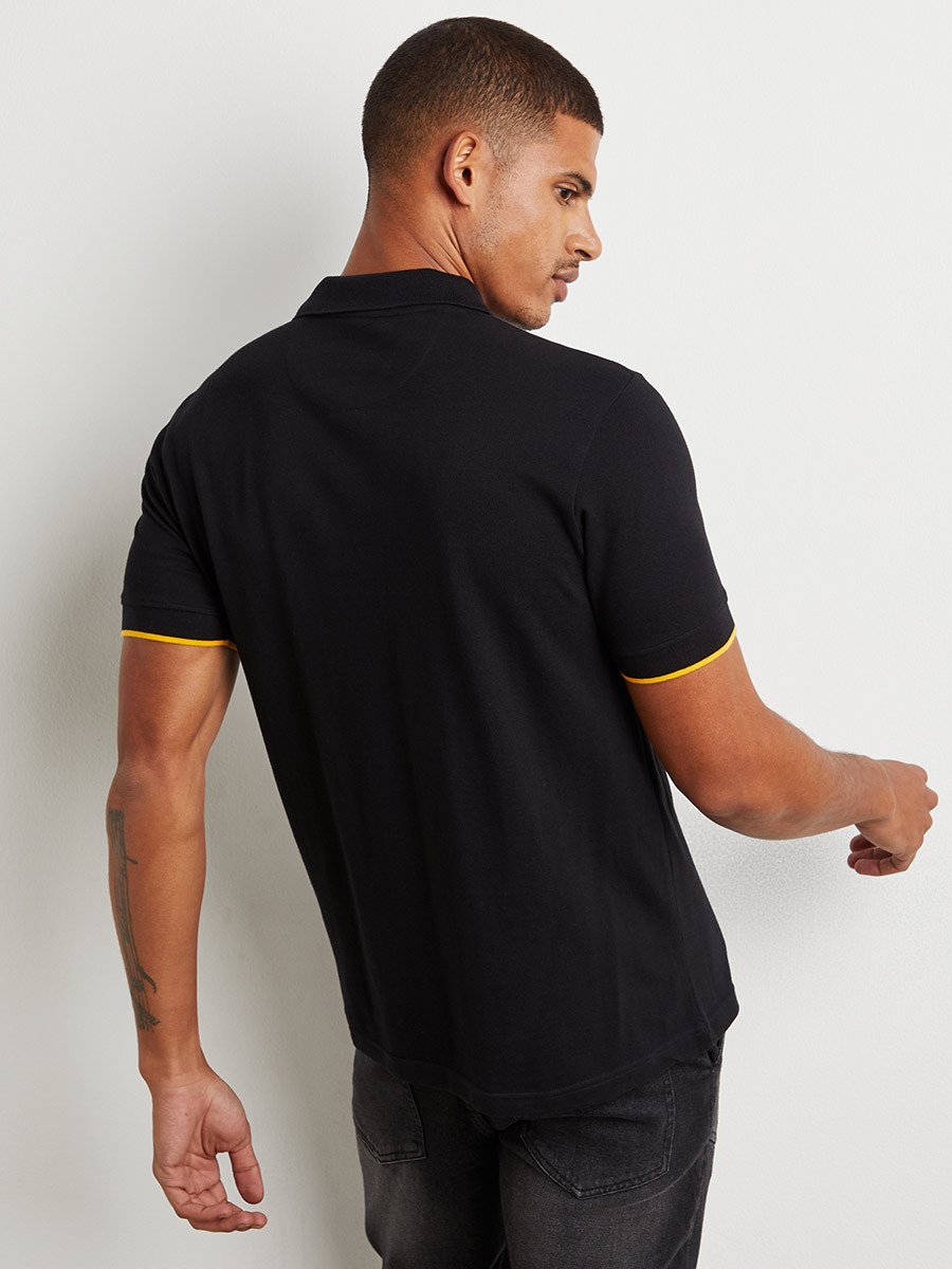 Pineapple Print Polo Neck T-shirt-men-clothing-tshirtsandpolos-polos-image-3