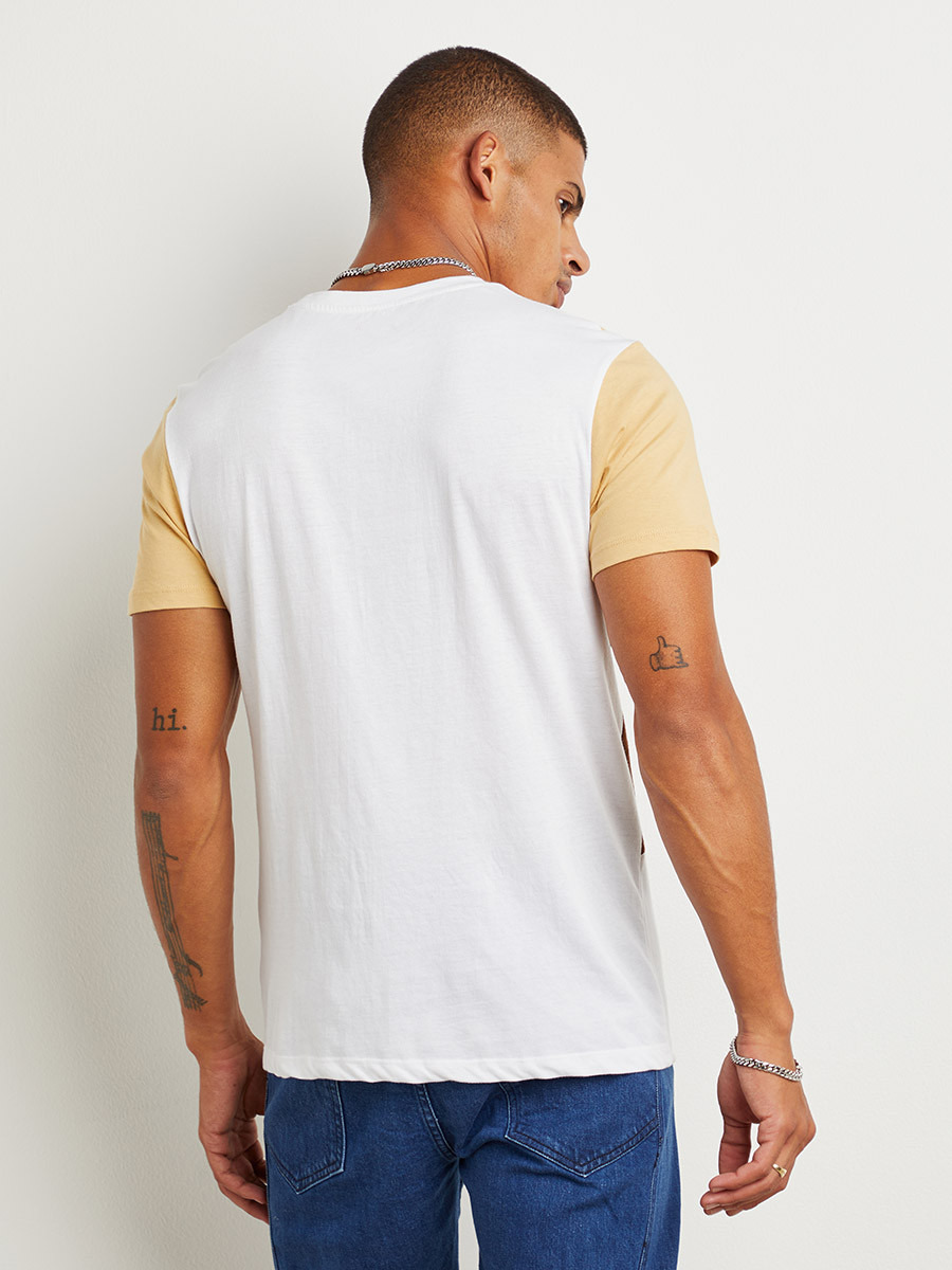 تيشيرت بقصة ضيقة وأكمام قصيرة من ستايلي-men-clothing-tshirtsandpolos-tshirts-image-4