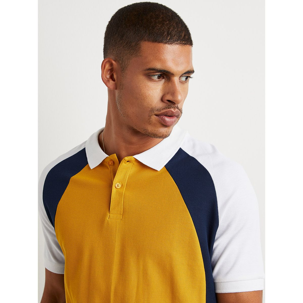 Styli Colorblock Raglan Sleeves Polo Neck T-Shirt-men-clothing-tshirtsandpolos-tshirts-image-3