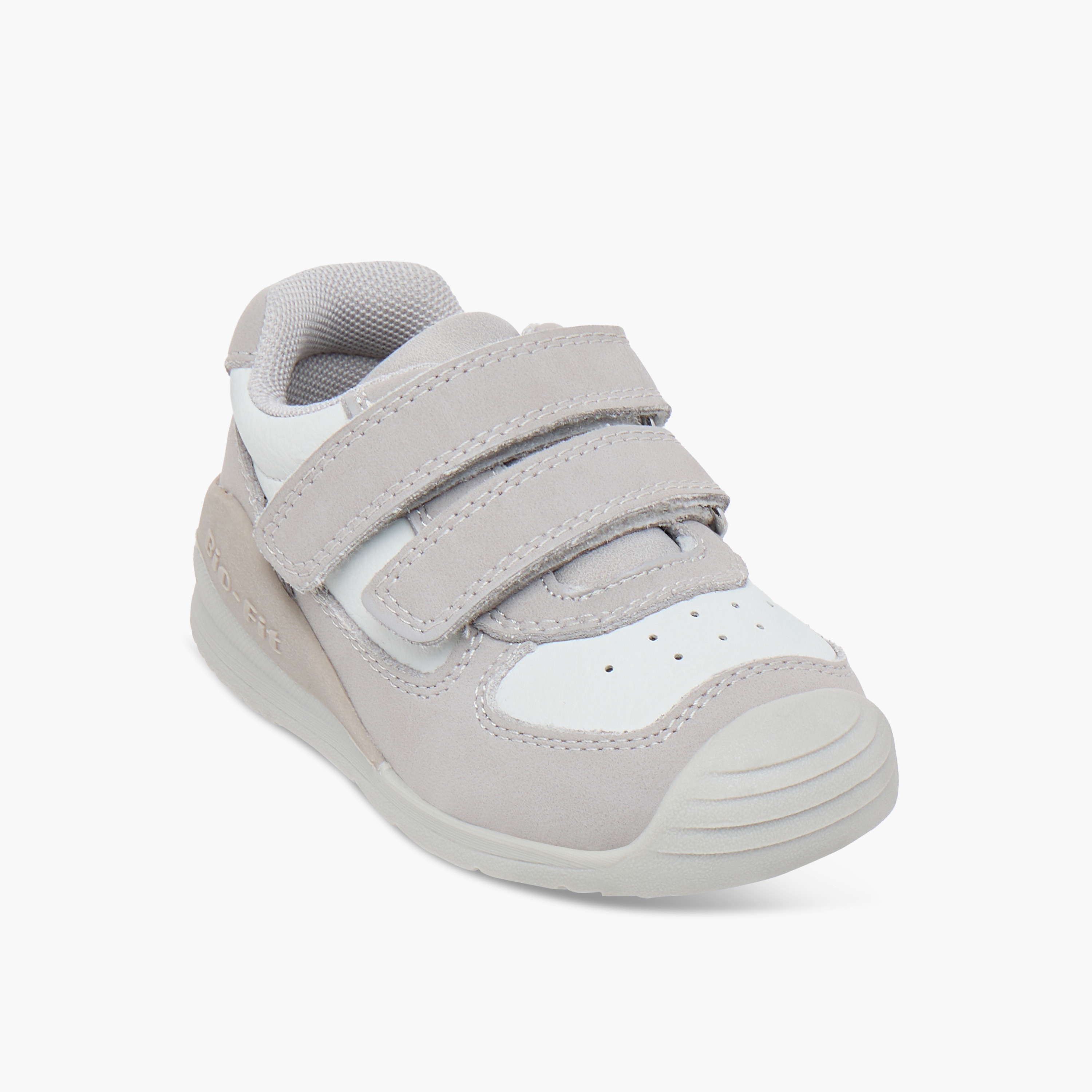 Barefeet Textured Sneakers with Hook and Loop Closure-boys-shoes-schoolshoes-image-2
