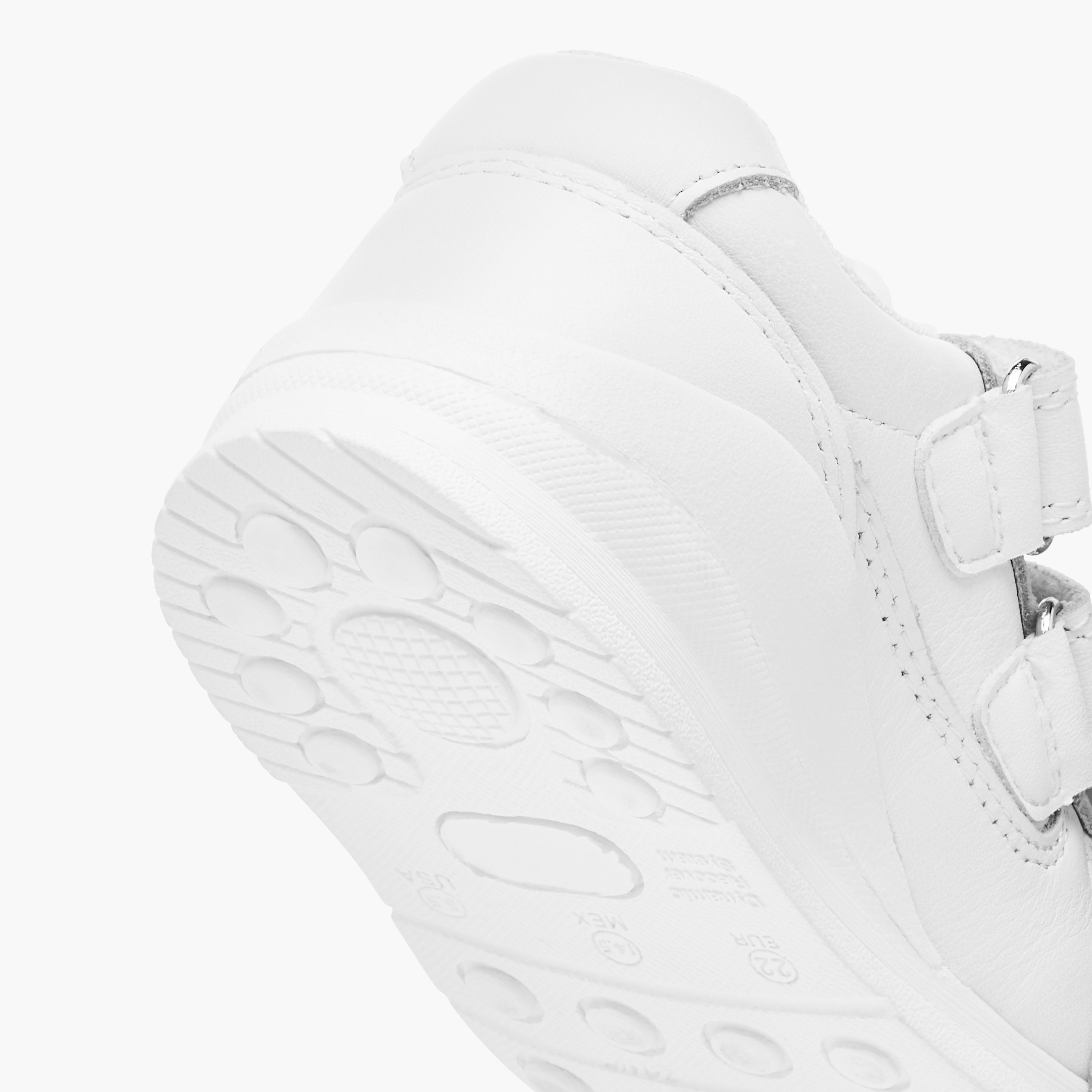 Barefeet Textured Sneakers with Hook and Loop Closure-boys-shoes-schoolshoes-image-10
