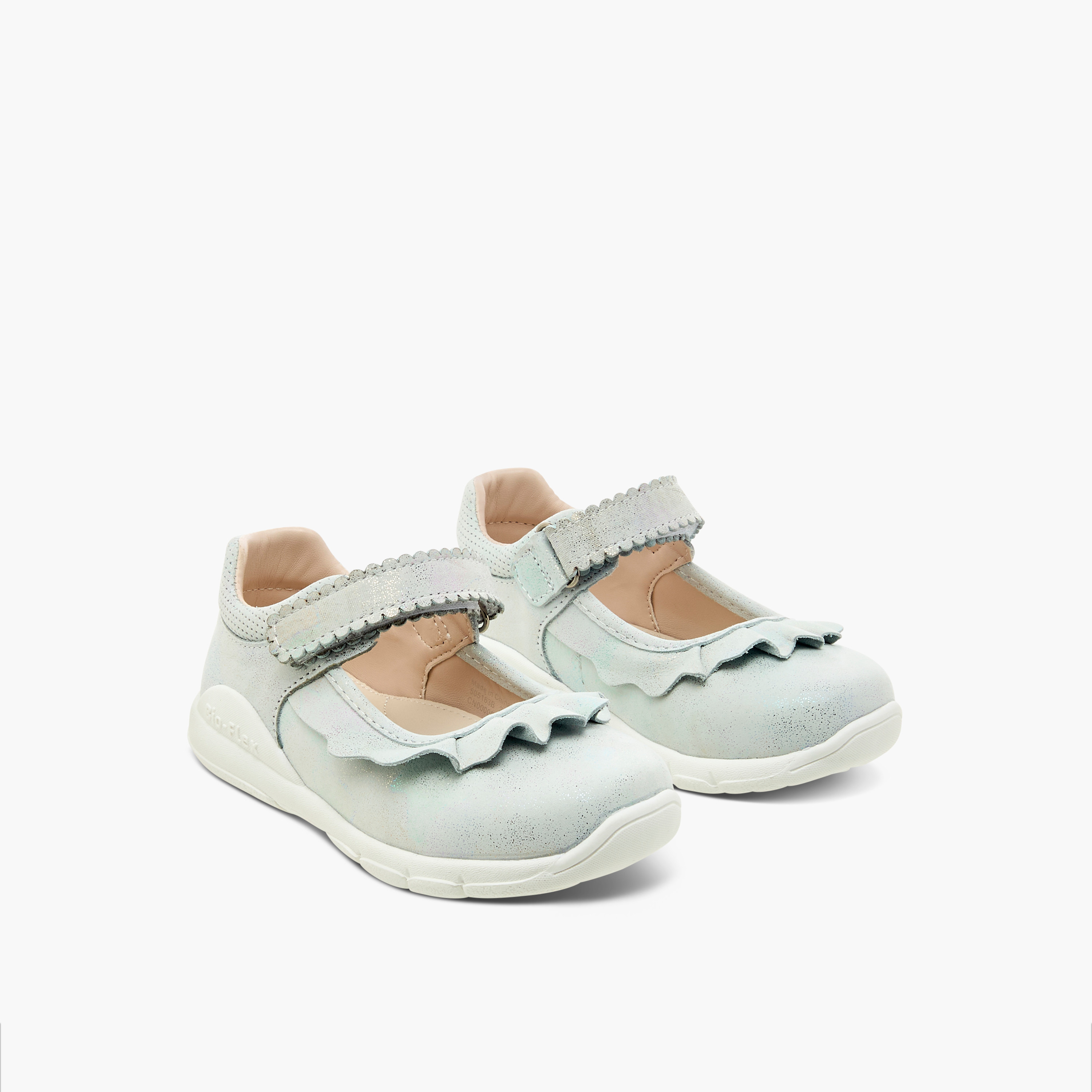 Juniors Textured Mary Jane Shoes with Hook and Loop Closure-girls-shoes-maryjanes-image-7