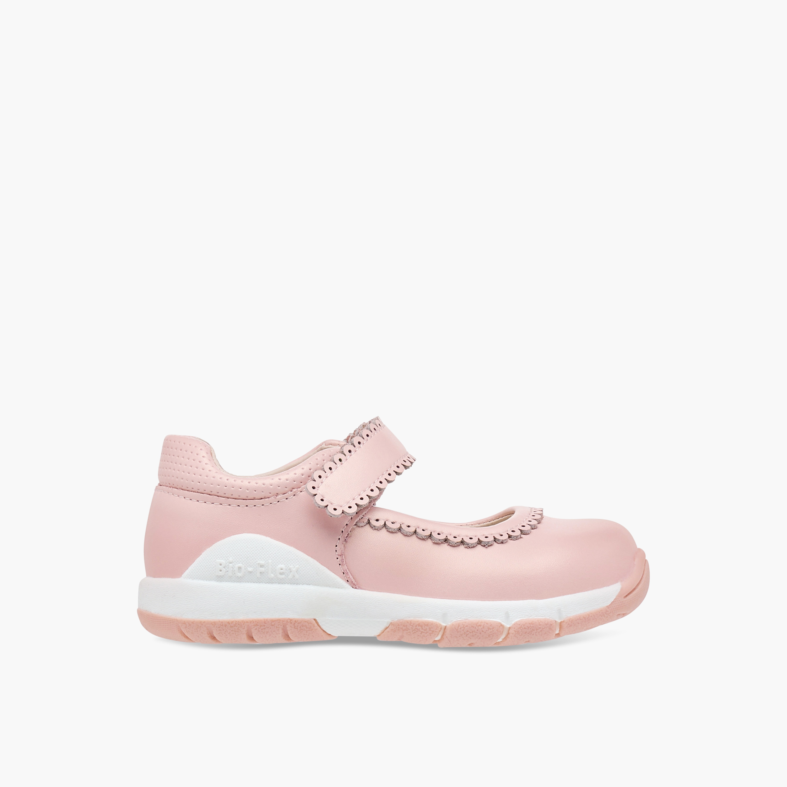Barefeet Textured Mary Jane Shoes with Hook and Loop Closure-girls-shoes-maryjanes-image-3