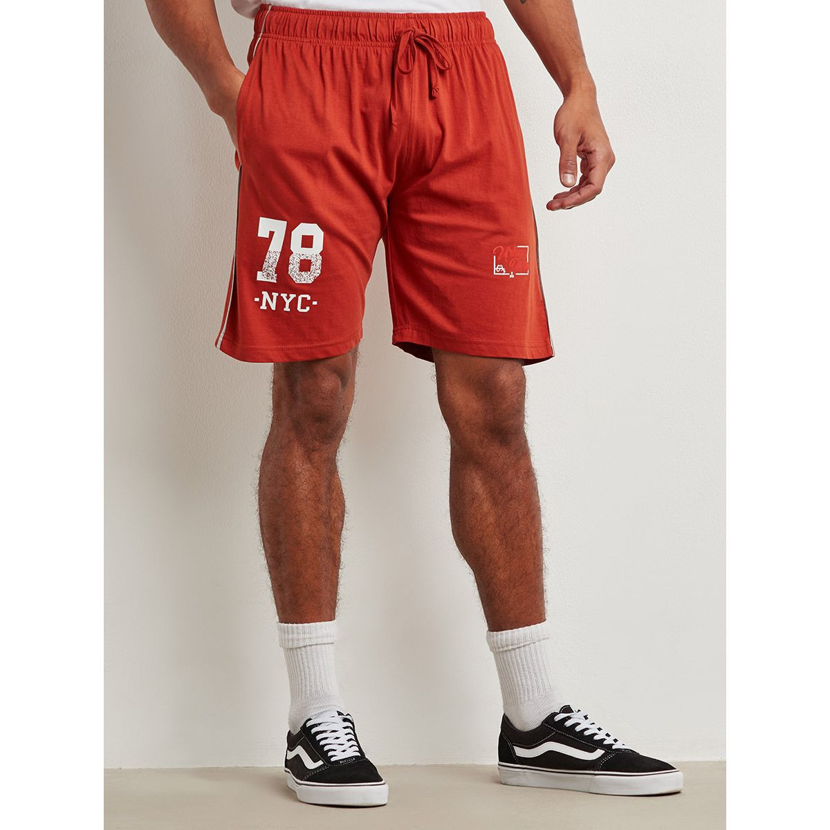 شورت مطبوع بربطة خصر من ستايلي-men-clothing-bottoms-shorts-image-1