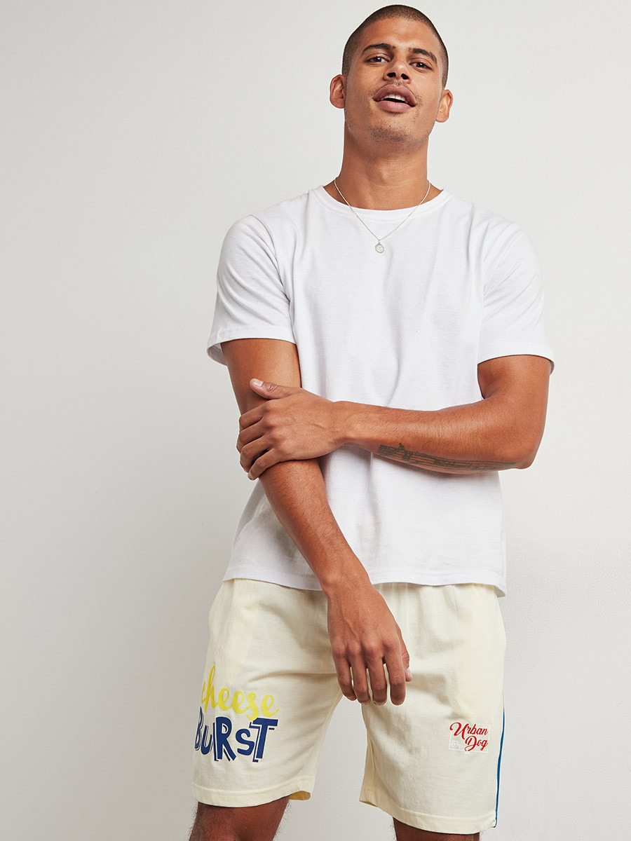 Styli Cheese Burst Printed Casual Jersey Shorts-men-clothing-bottoms-shorts-image-5