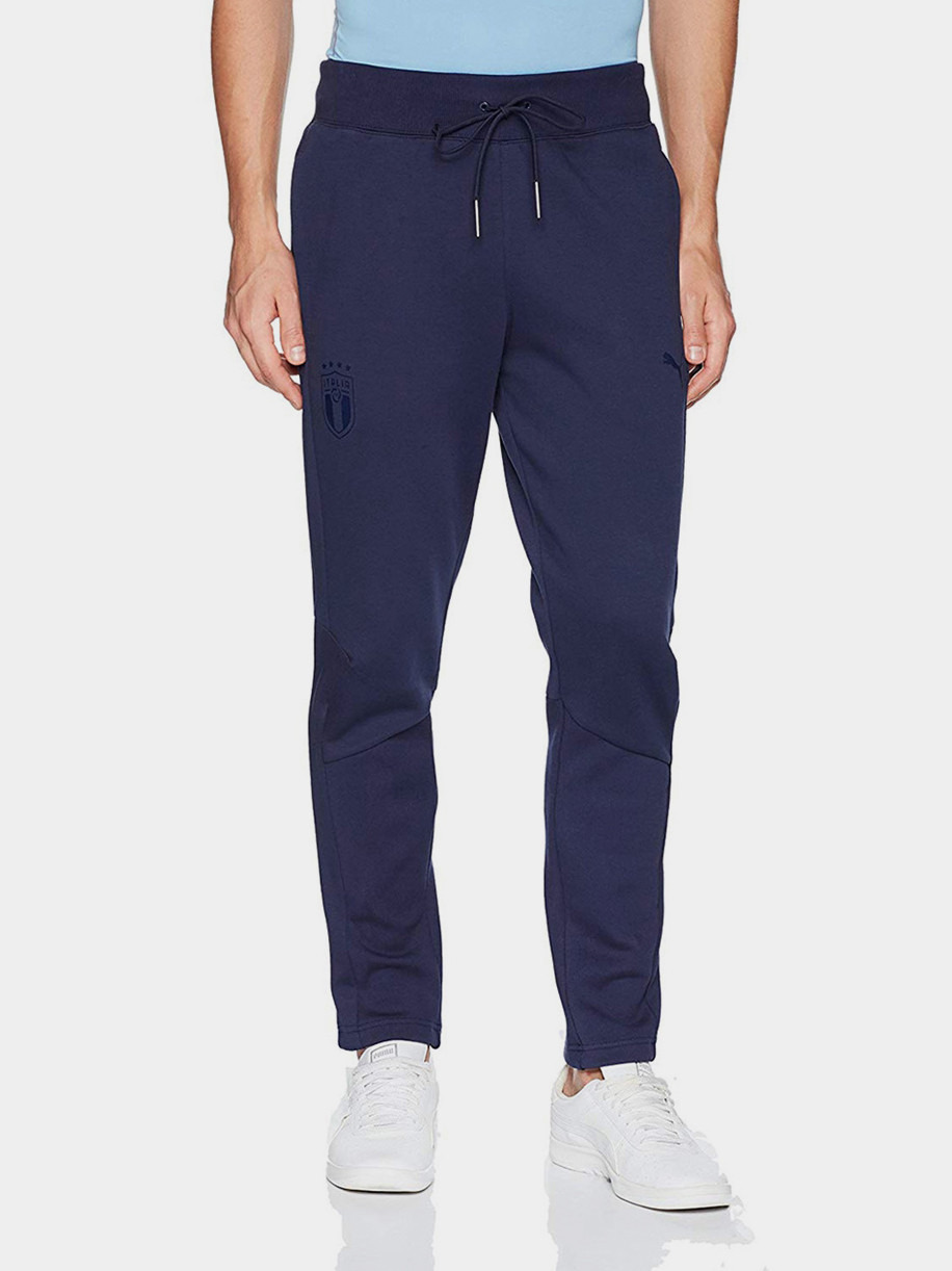 Puma FIGC Azzurri Pants with Adjustable Drawstring-men-clothing-sportswearandactivewear-bottoms-image-1