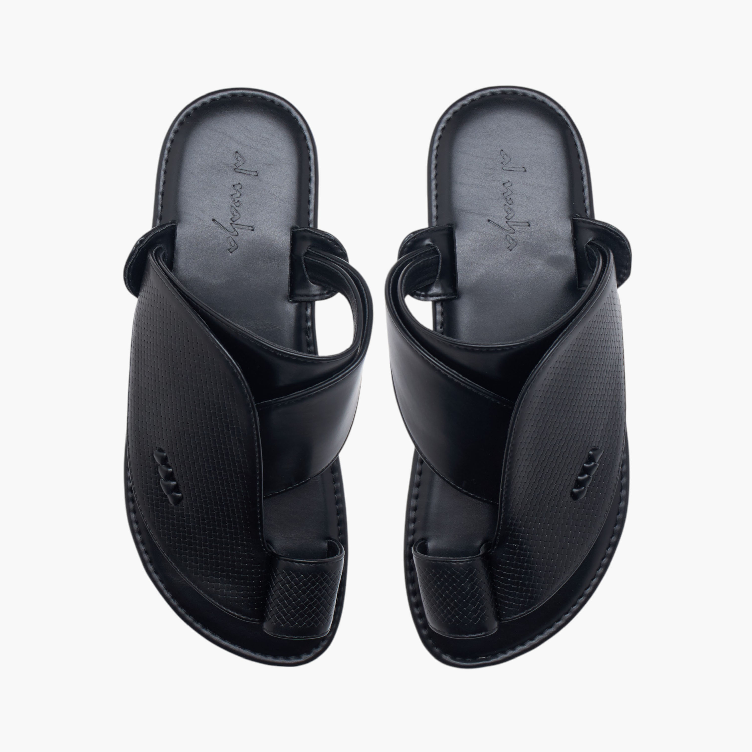 صندل عربي سهل الارتداء بارز الملمس من الواحة-men-shoes-sandals-image-1