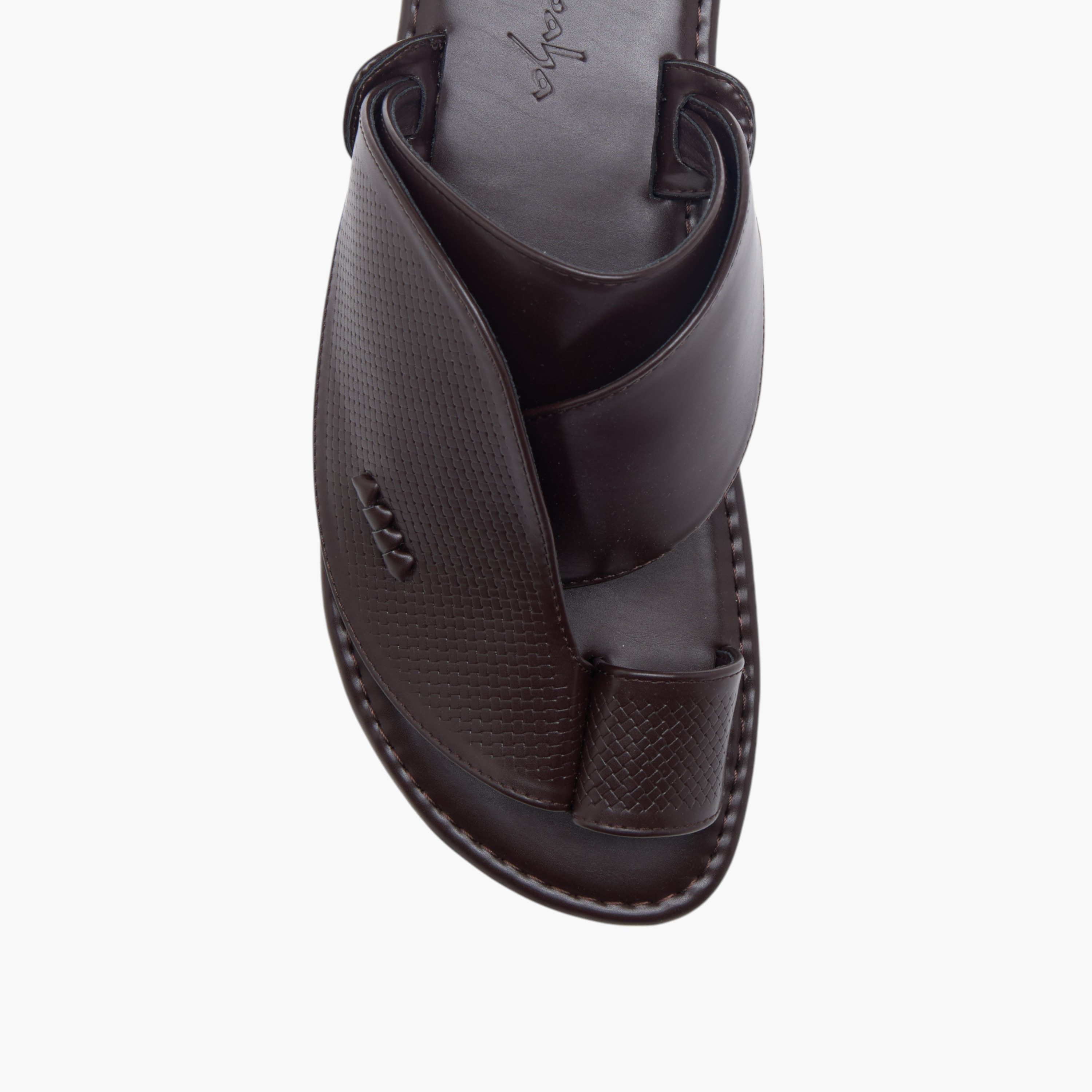 Al Waha Textured Slip-On Arabic Sandals-men-shoes-sandals-image-7