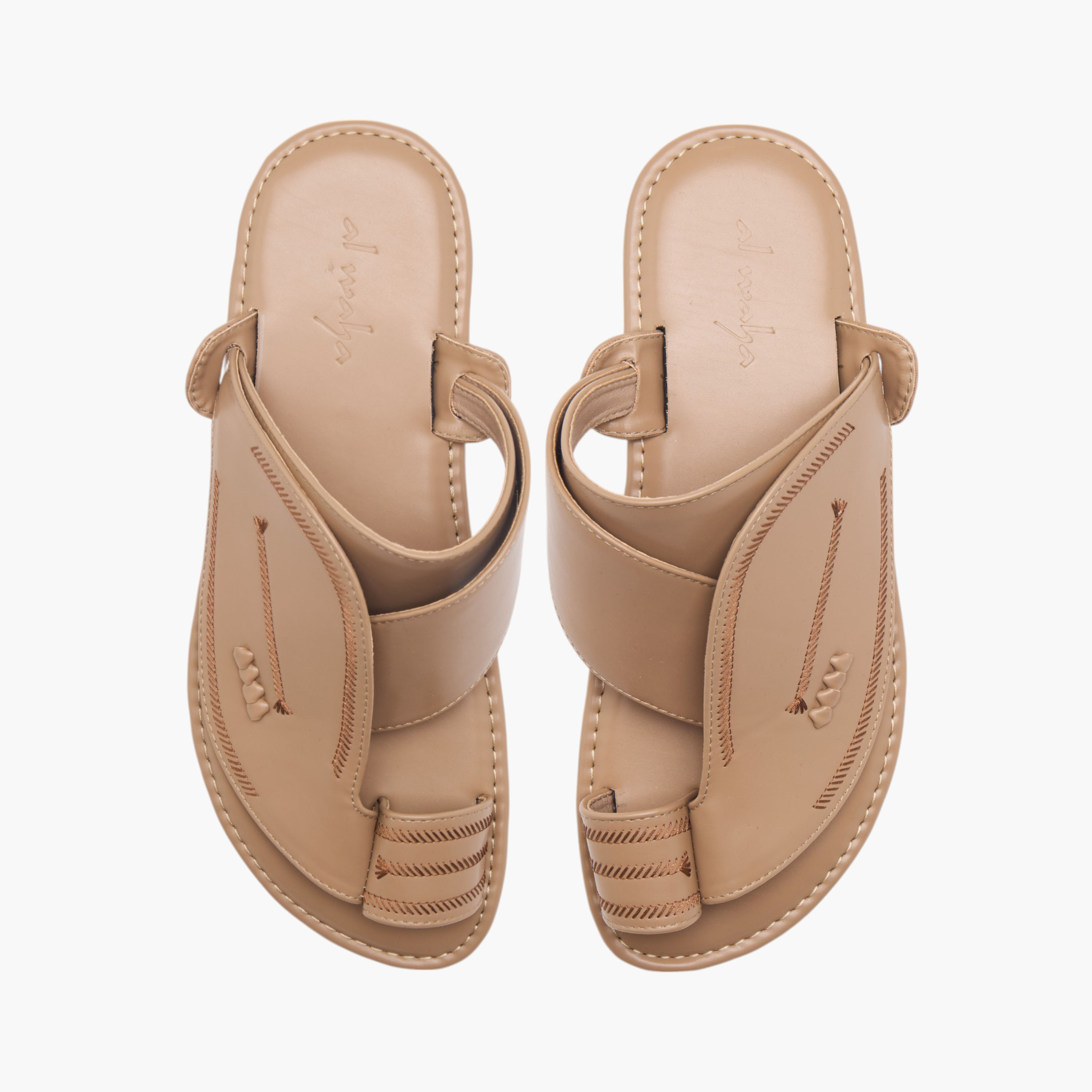صندل عربي سهل الارتداء بارز الملمس من الواحة-men-shoes-sandals-image-5