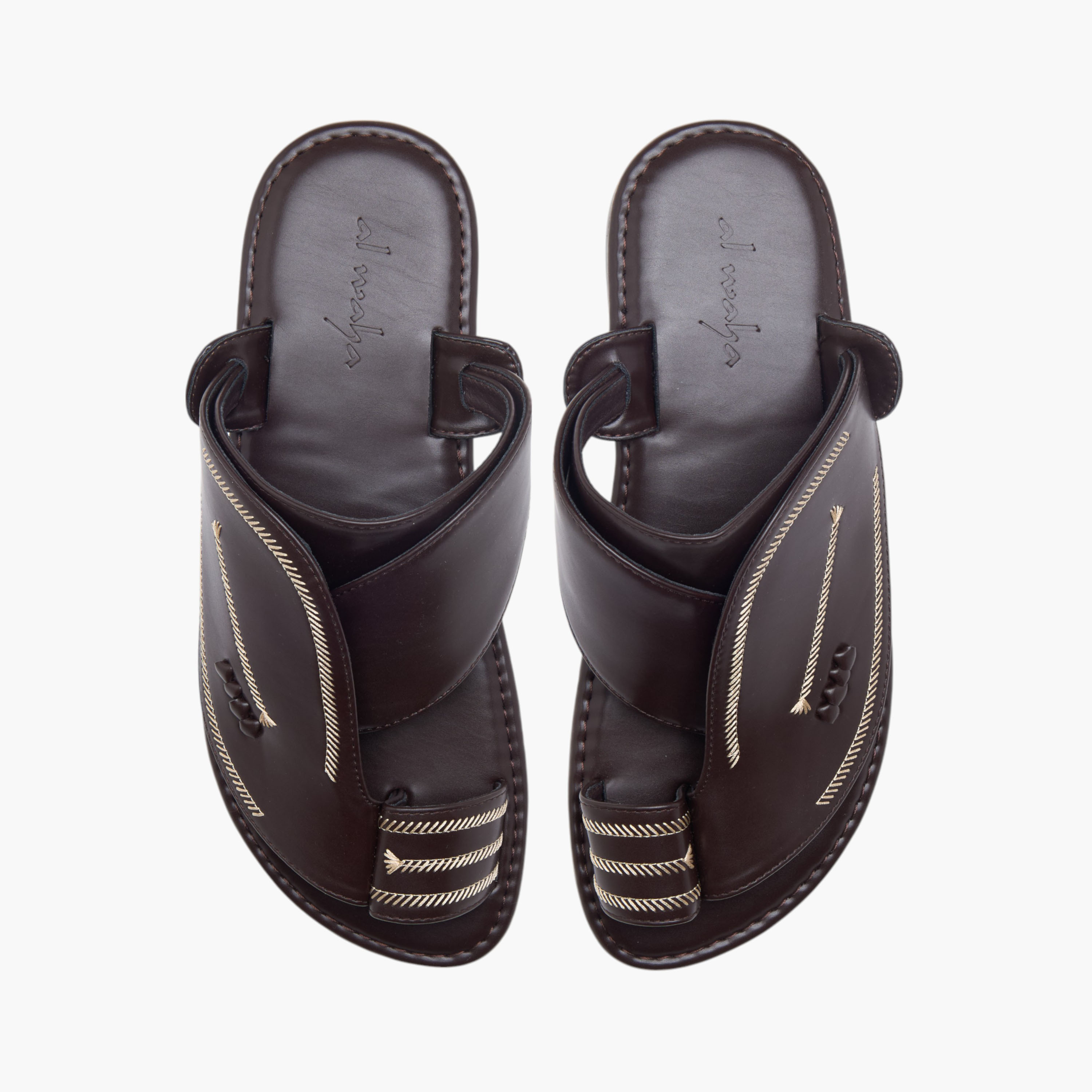 صندل عربي سهل الارتداء بارز الملمس من الواحة-men-shoes-sandals-image-1