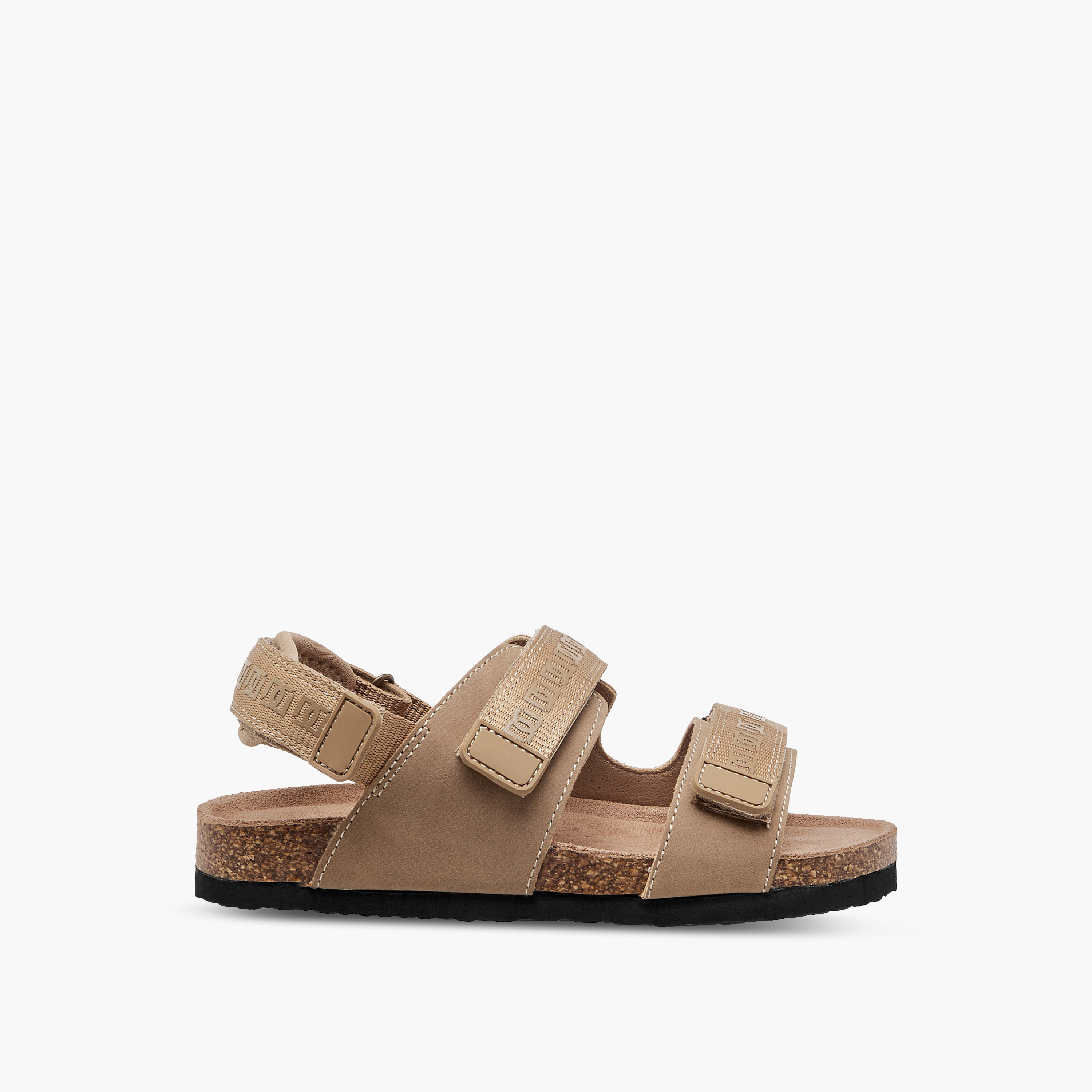 صندل بملمس مونوجرام بارز وشريط إغلاق لاصق من مستر دوتشيني-boys-shoes-sandals-image-2