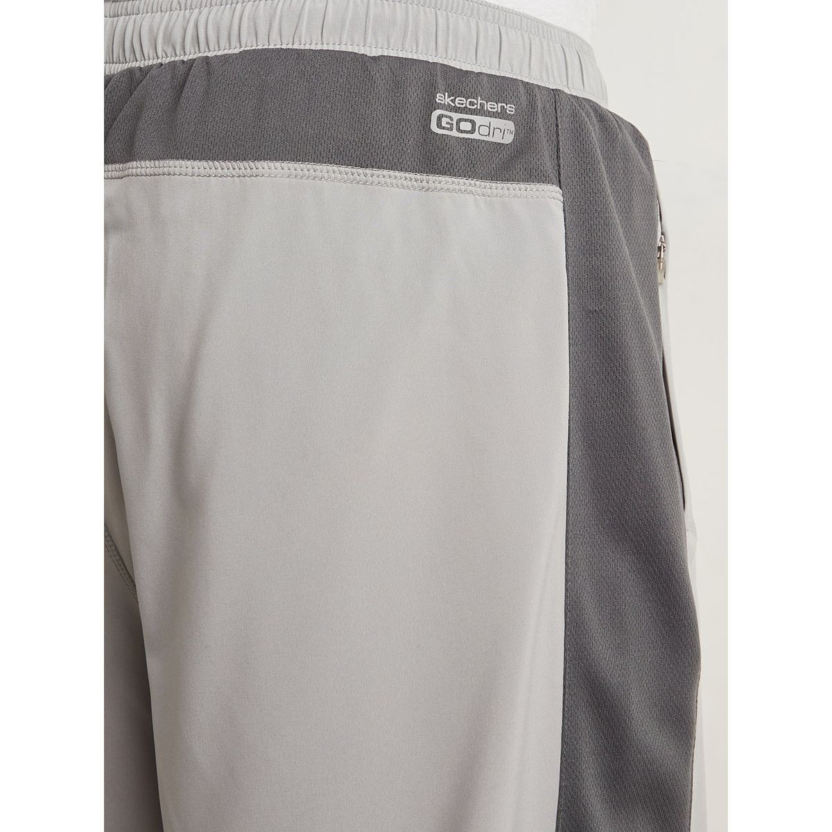 Skechers Contrast Panel Zip Pocket Detail Shorts with Inner Mesh Brief-sports-men-clothing-bottoms-image-4