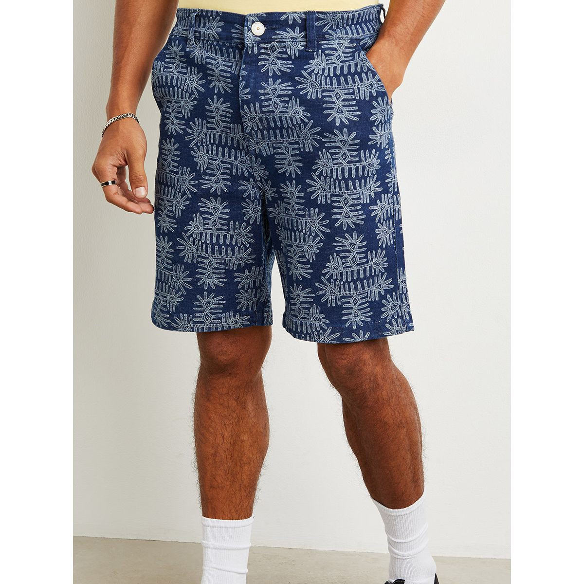 Styli All Over Print Button-Zip Closure Shorts-men-clothing-bottoms-shorts-image-1