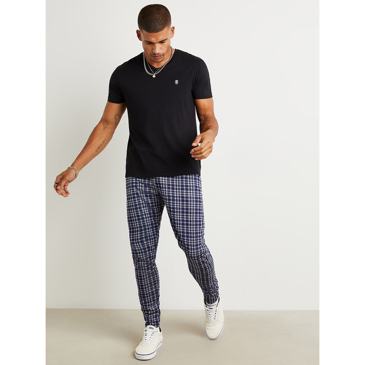 بنطلون رياضي مطبوع بربطة خصر من ستايلي-men-clothing-bottoms-joggers-image-2