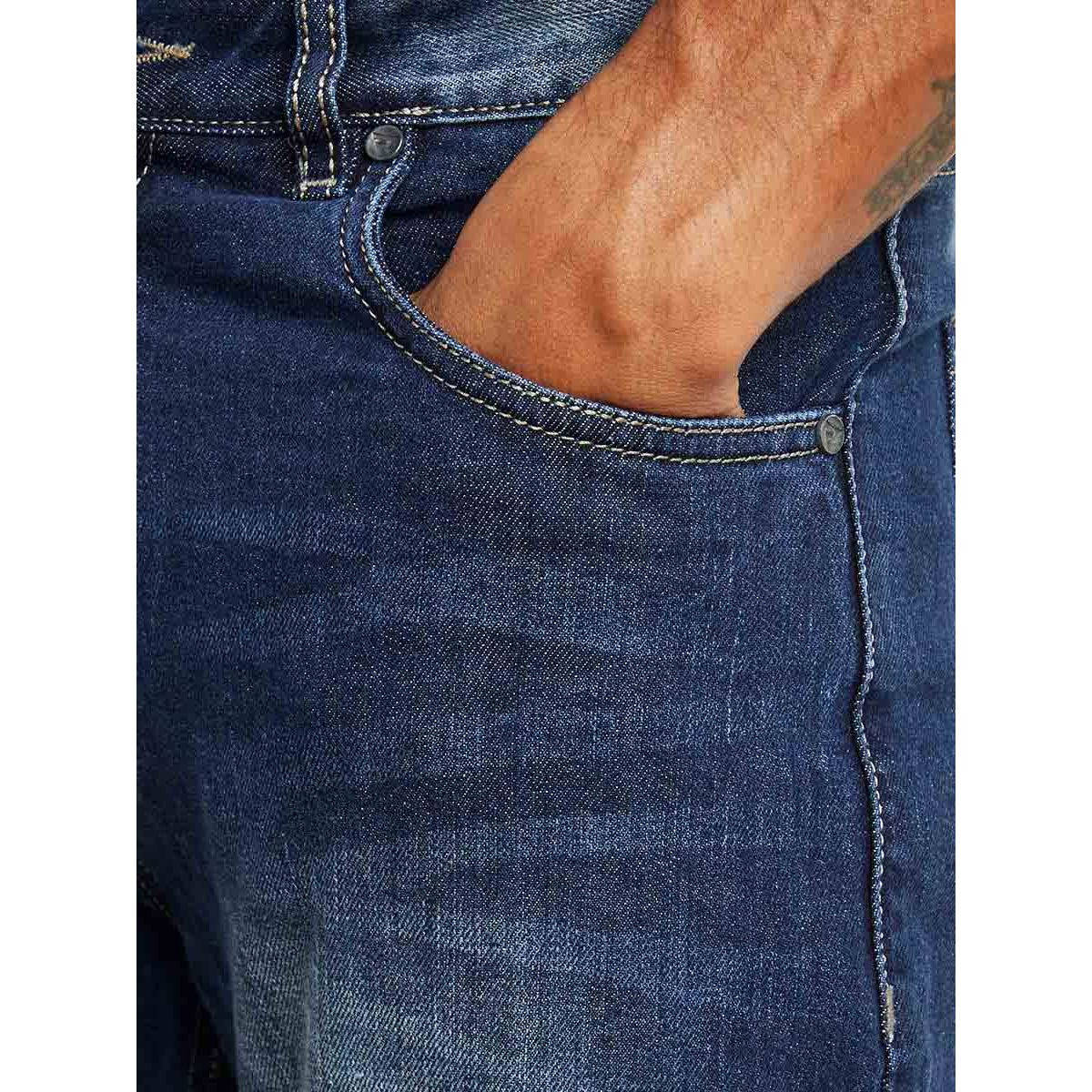 Washed Whiskers Detail Slim Fit Jeans with Belt Loops-men-clothing-bottoms-jeans-image-3