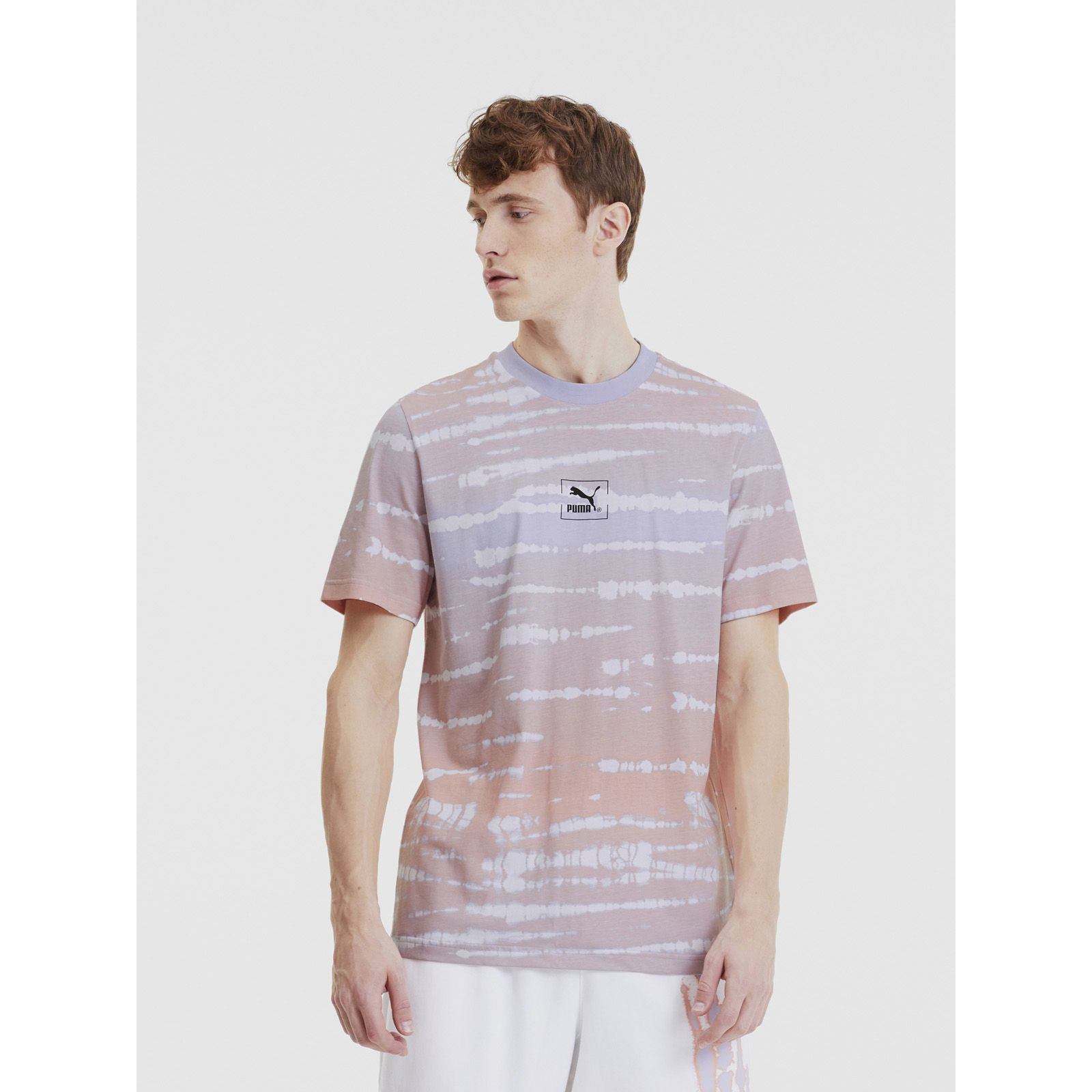 Puma Tie and Dye Round Neck Slim Fit T-shirt-men-clothing-sportswearandactivewear-tshirtsandpolos-image-1