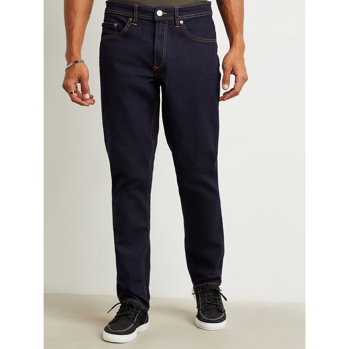 Timberland Sargent Lake Stitched Detail Jeans with Belt Loops-men-clothing-bottoms-jeans-image-1