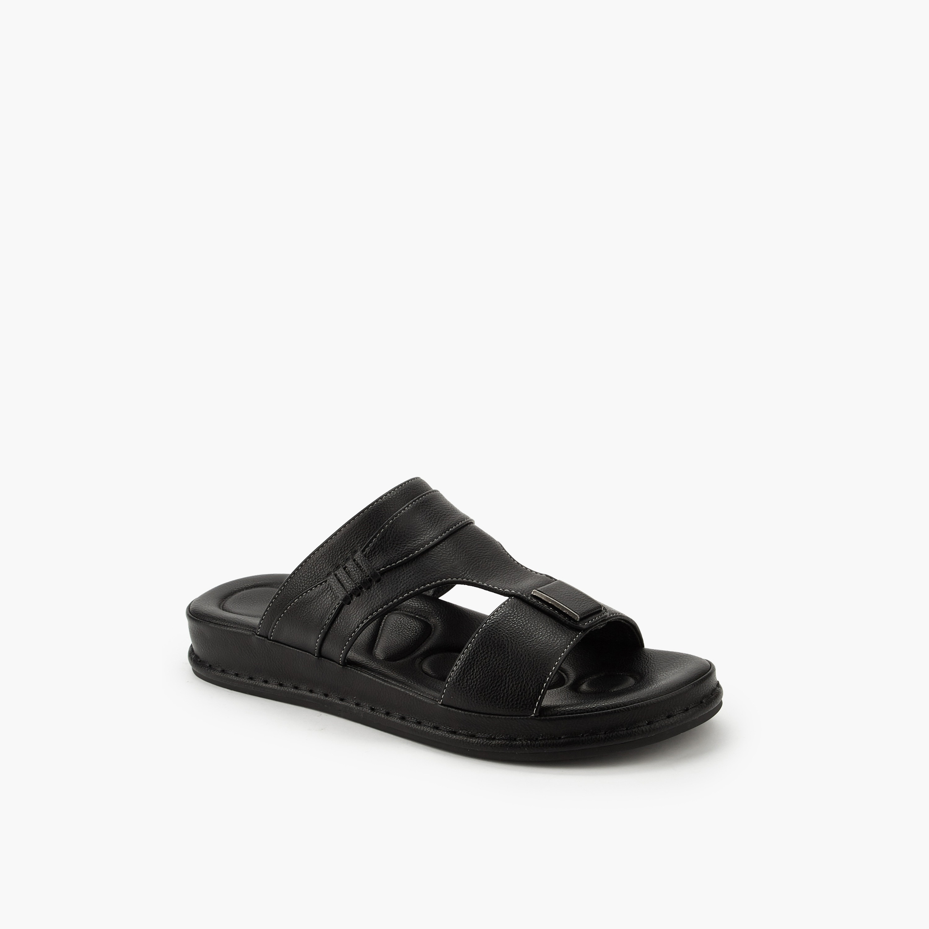 Al Waha Men Slip-On Arabic Sandals-men-shoes-sandals-image-2
