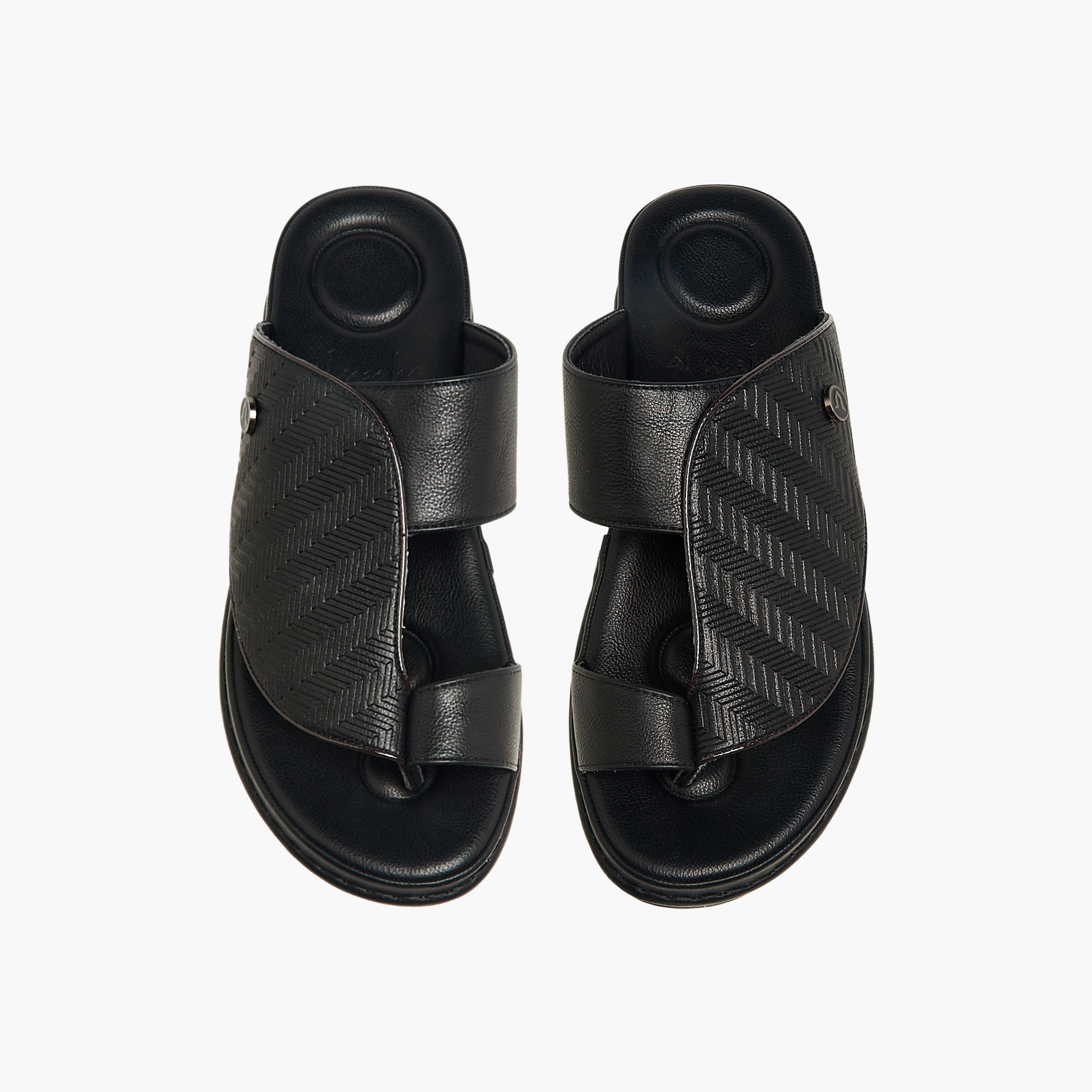 Al Waha Men Toe Loop Detail Arabic Sandals-men-shoes-sandals-image-1