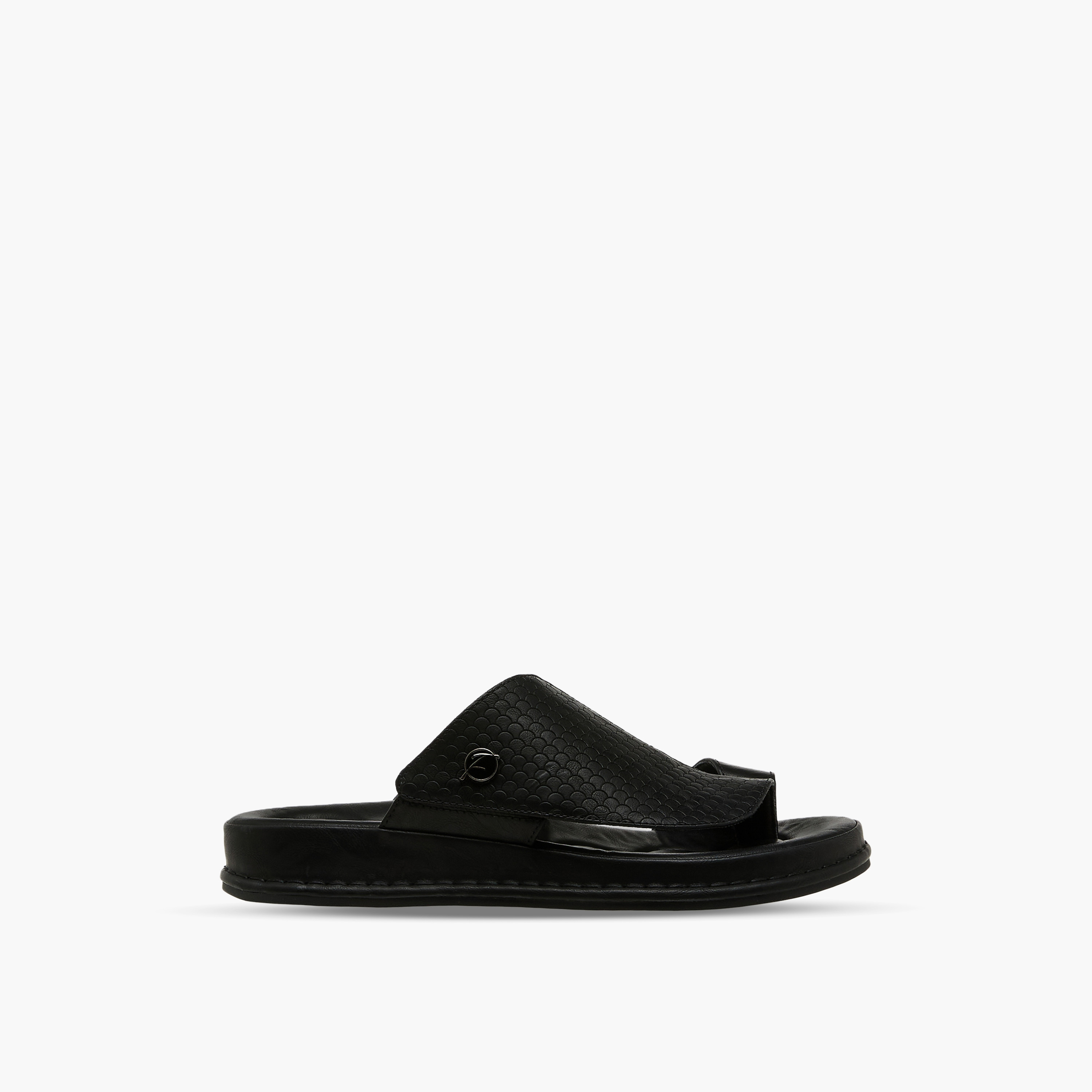 Al Waha Men Textured Arabic Sandals-men-shoes-sandals-image-3