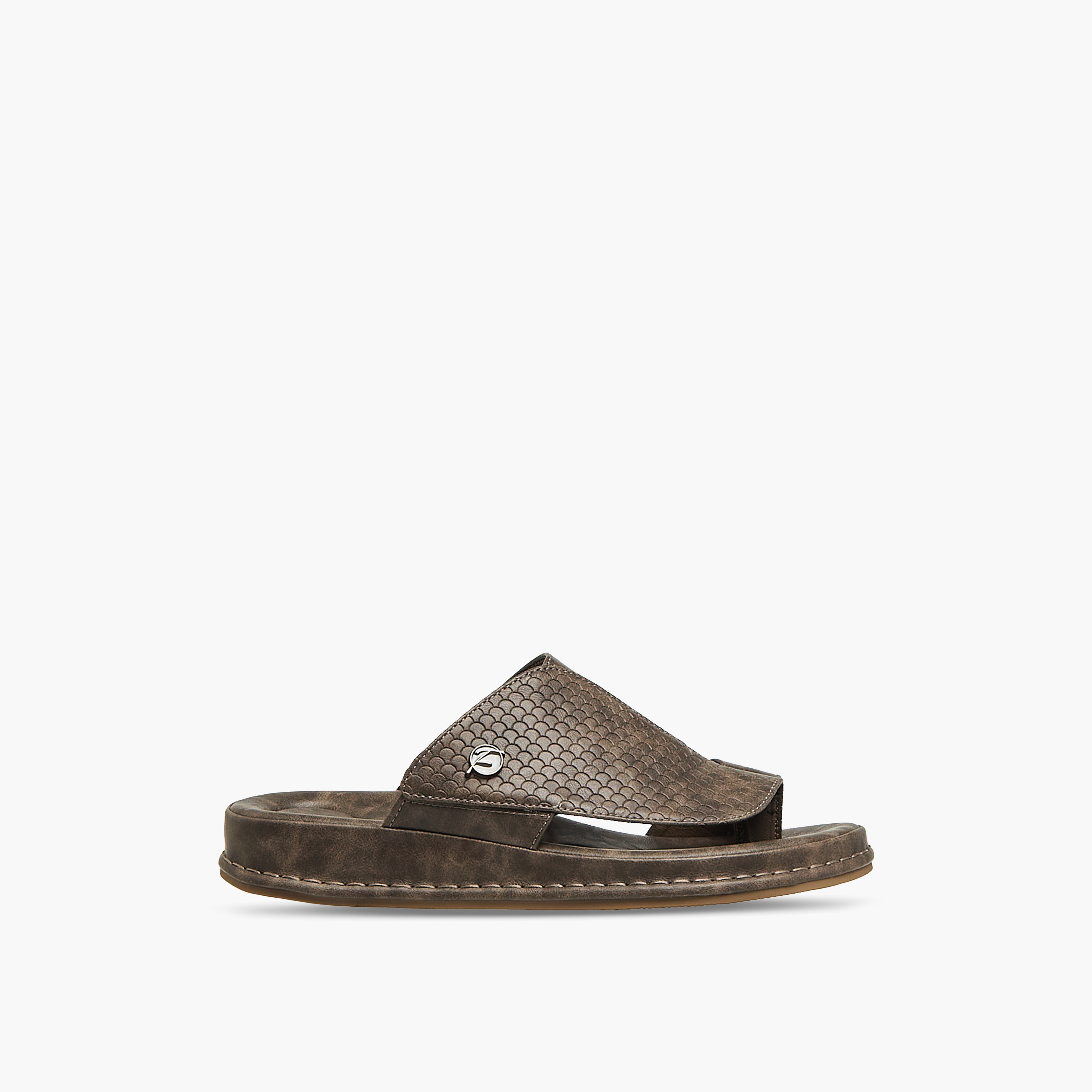 Al Waha Men Textured Arabic Sandals-men-shoes-sandals-image-3