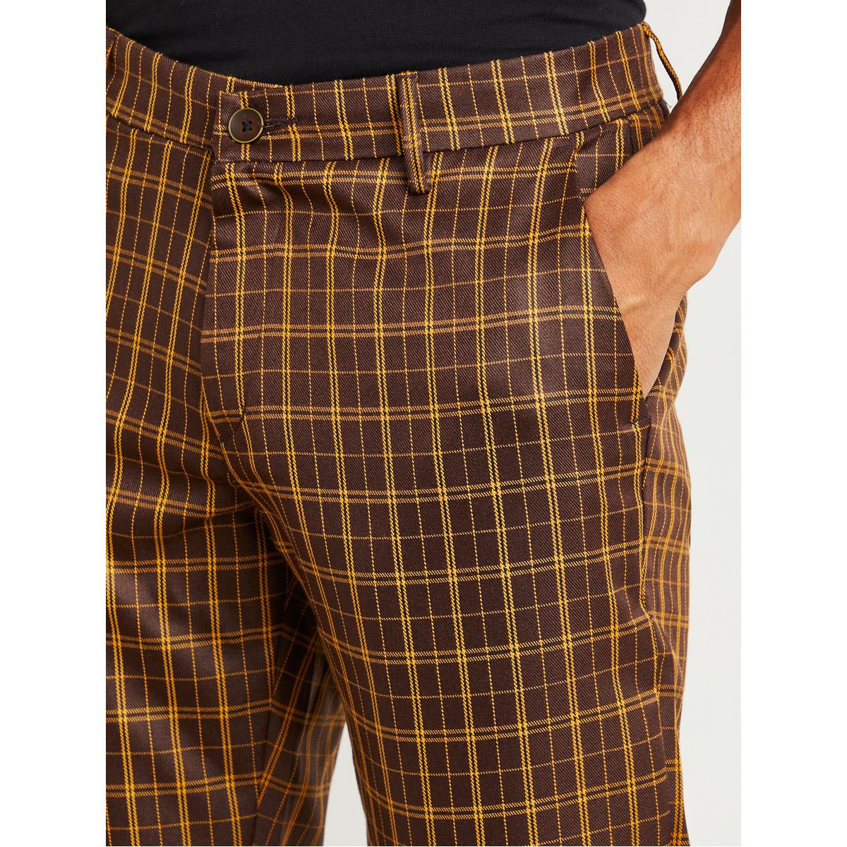 Styli Checked Smart Fit Trouser with Side Pocket-men-clothing-bottoms-trousersandchinos-trousers-image-4