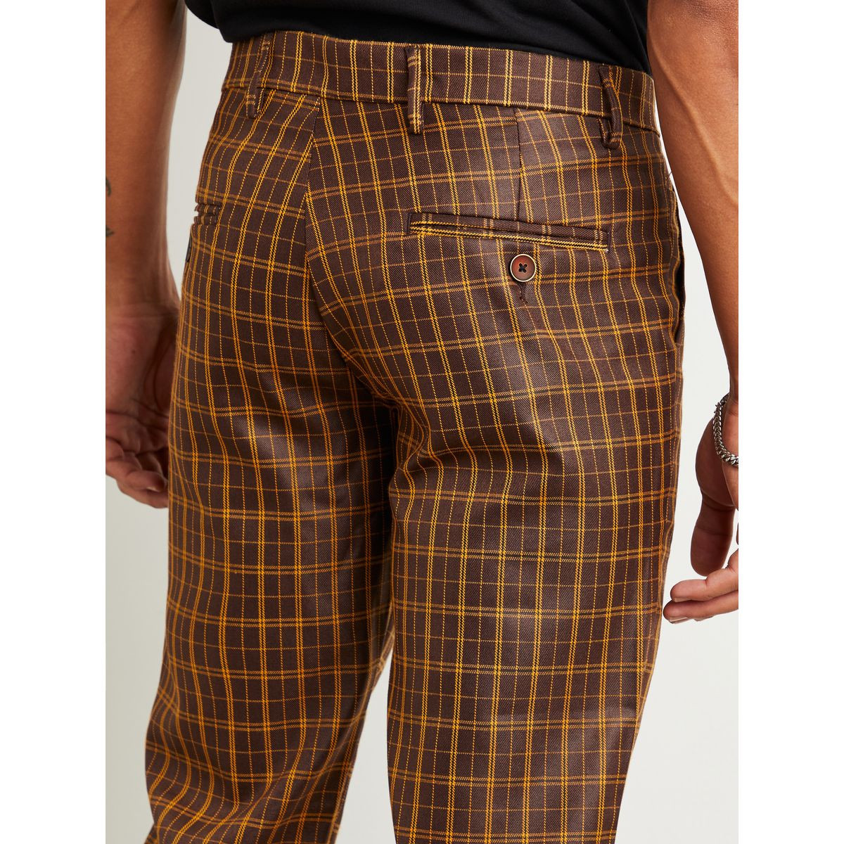 Styli Checked Smart Fit Trouser with Side Pocket-men-clothing-bottoms-trousersandchinos-trousers-image-5