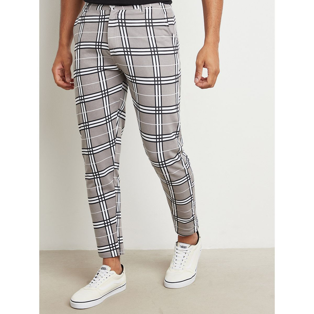 بنطال مطبع مع فتحات للحزام من ستايلي-men-clothing-bottoms-trousersandchinos-trousers-image-1
