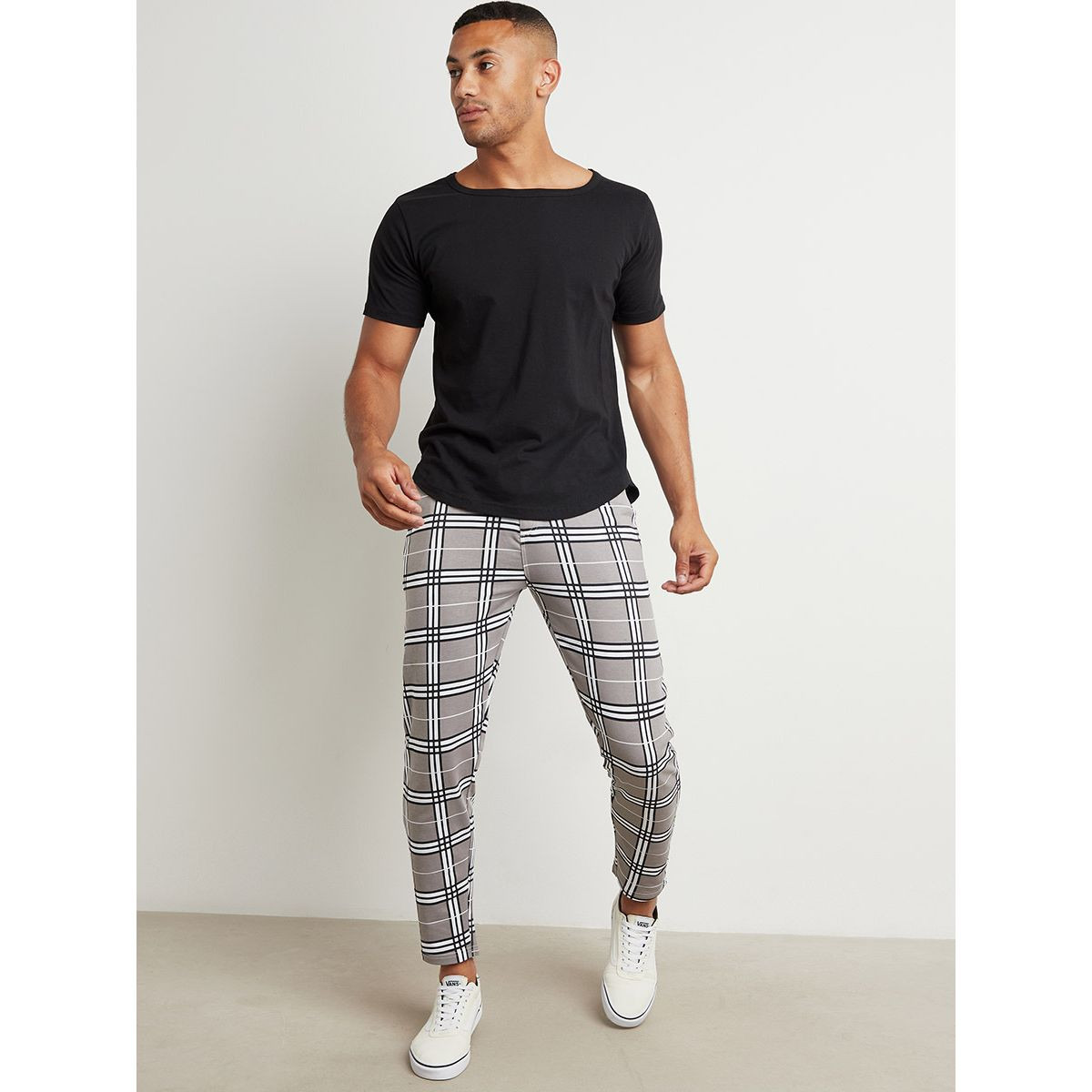 بنطال مطبع مع فتحات للحزام من ستايلي-men-clothing-bottoms-trousersandchinos-trousers-image-2