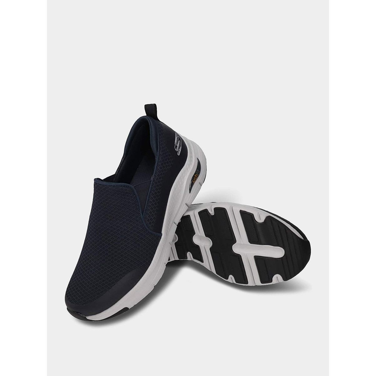 Skechers Arch Fit Textured Pull On Sneakers-sports-men-shoes-image-2