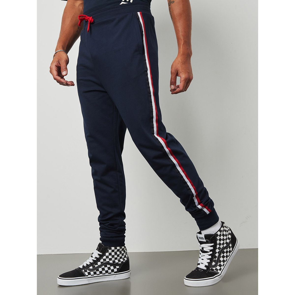 Styli Cotton Regular Fit Jogger with Side Tape Detail-men-clothing-bottoms-joggers-image-1