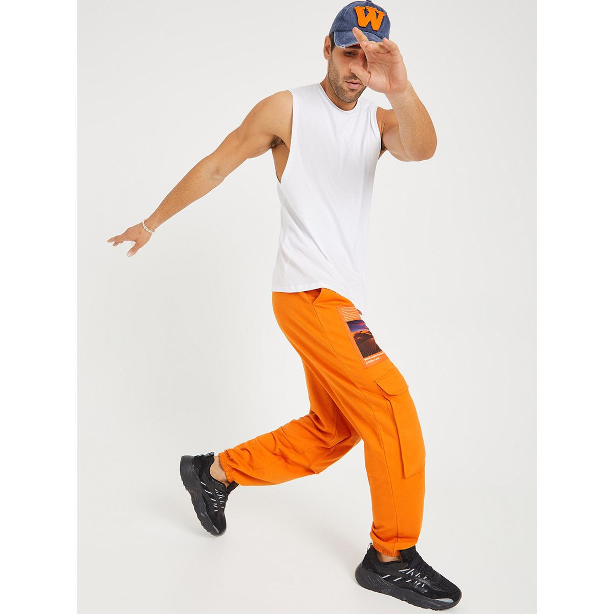 Styli Oversized Jogger With Digital Patch Print-men-clothing-bottoms-joggers-image-2