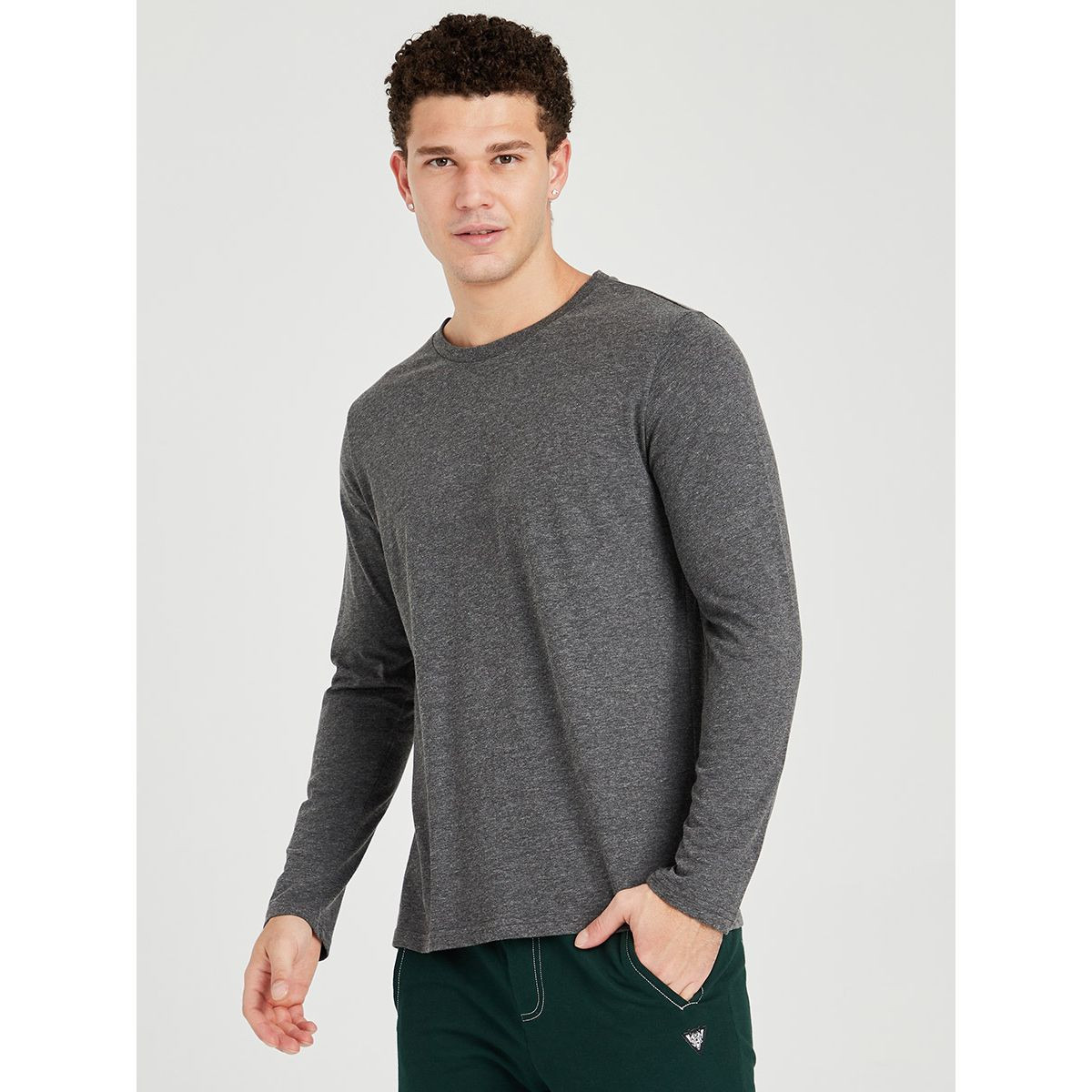 Styli Long Sleeves Crew Neck Slim Fit T-shirt-men-clothing-tshirtsandpolos-tshirts-image-1