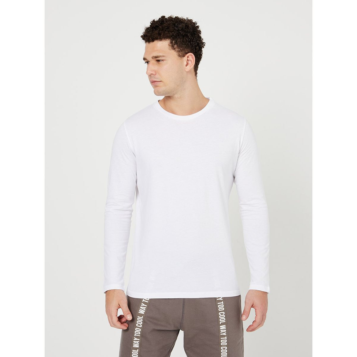 Styli Long Sleeves Crew Neck Slim Fit T-shirt-men-clothing-tshirtsandpolos-tshirts-image-1