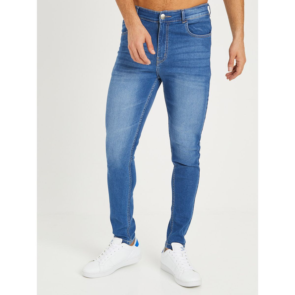 Styli Whisker Detail Skinny Fit Jeans-men-clothing-jeans-image-1